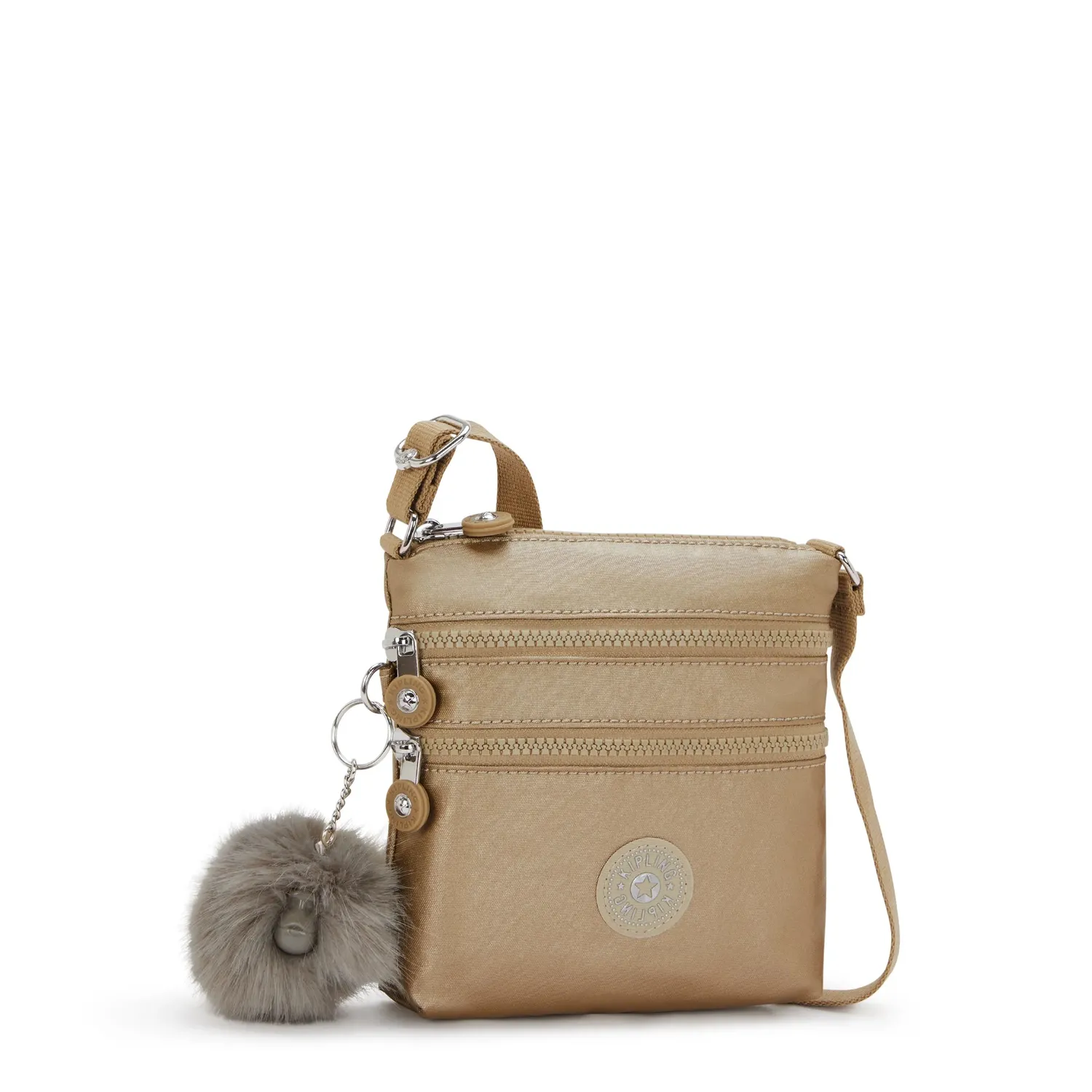 Kipling Alvar XS reistasje Echoey Gold Met klein waterafstotend