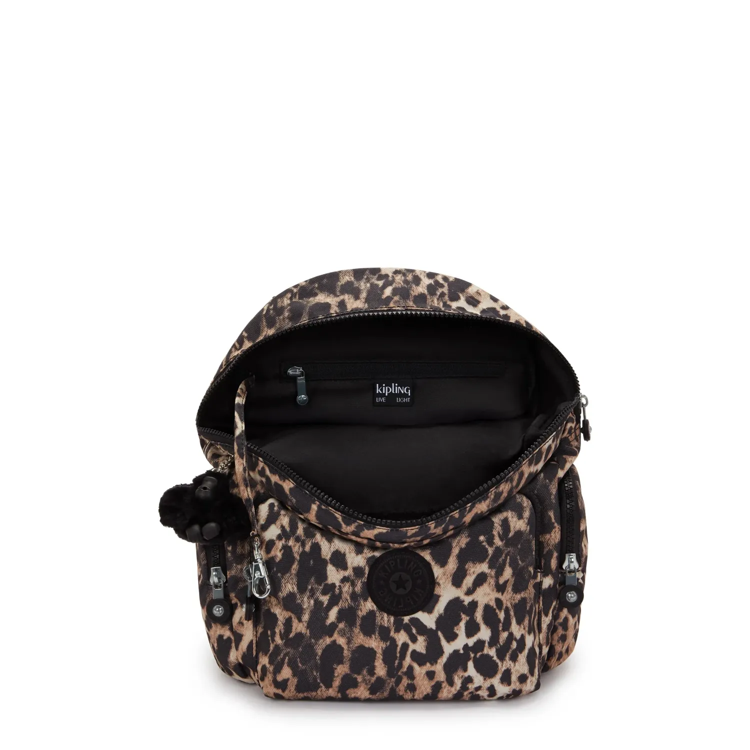 Kipling City Zip S rugzak Klein Wild Leopard compact