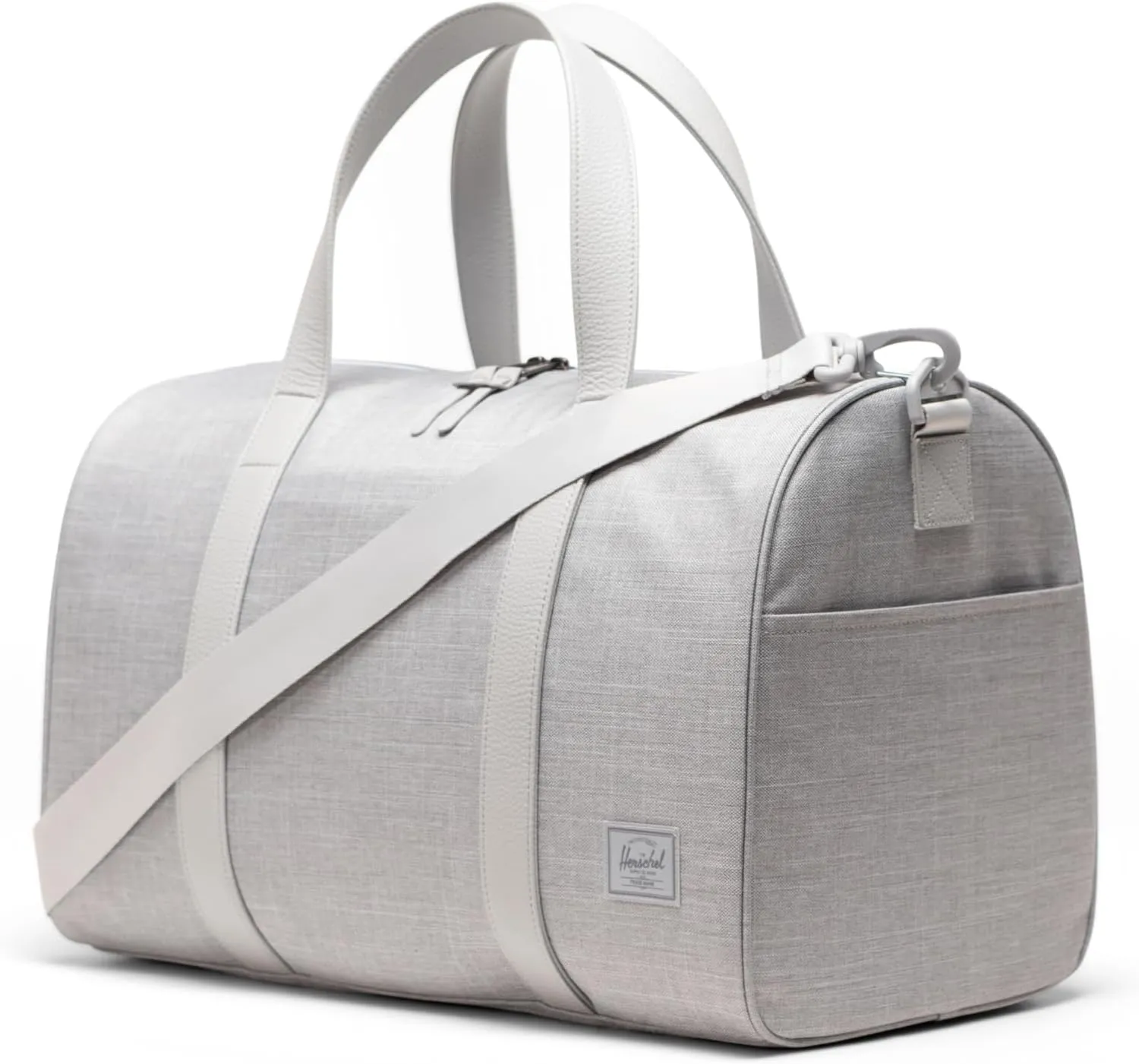 Herschel Novel reistas Grey Crosshatch weekendtas