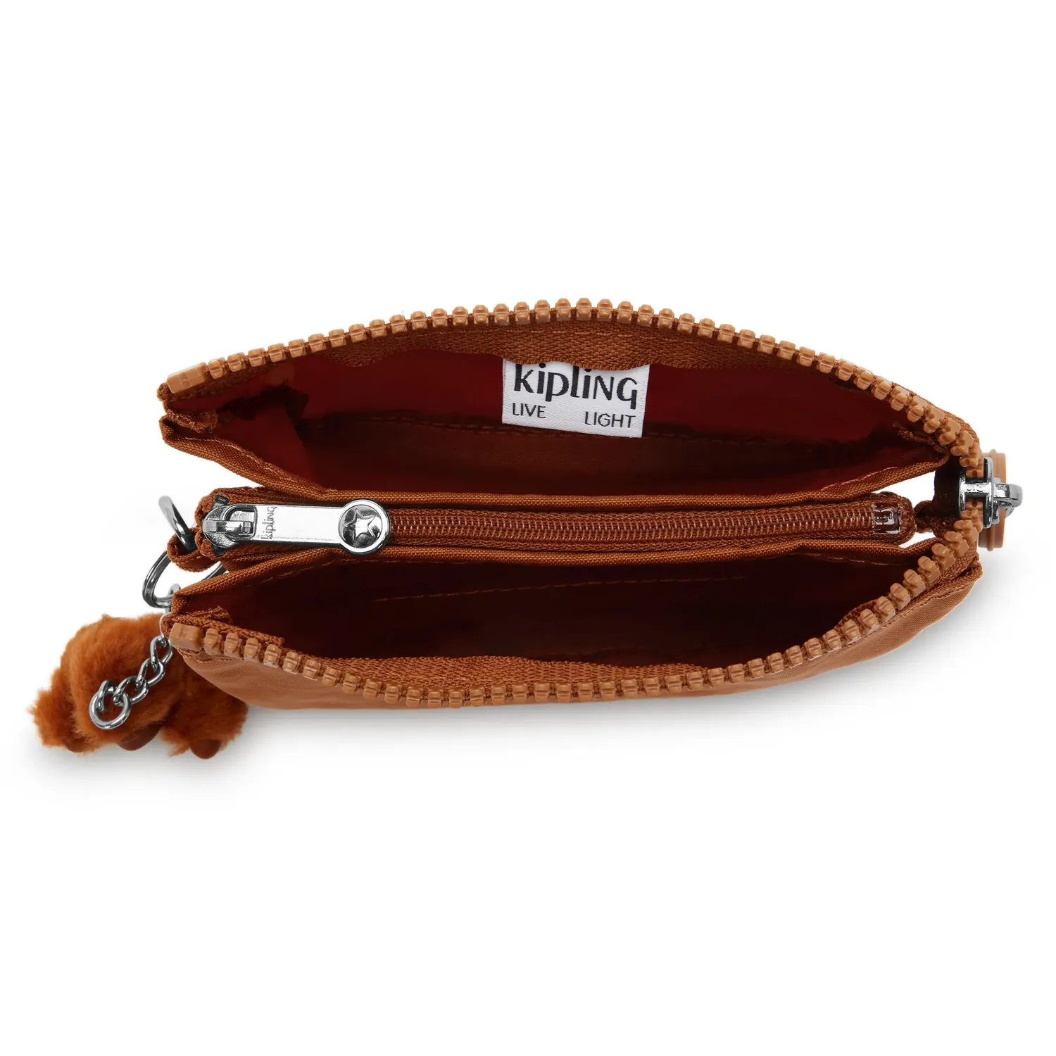 Kipling Creativity S portemonnee klein Stylish Mokka met rits