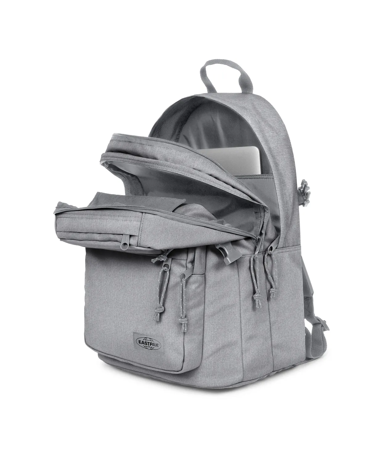 Eastpak DBL Pro rugzak Sunday Grey large waterafstotend