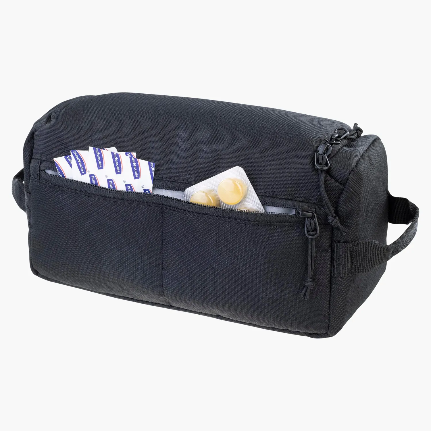 Evoc Wash Bag toilettas zwart met haak