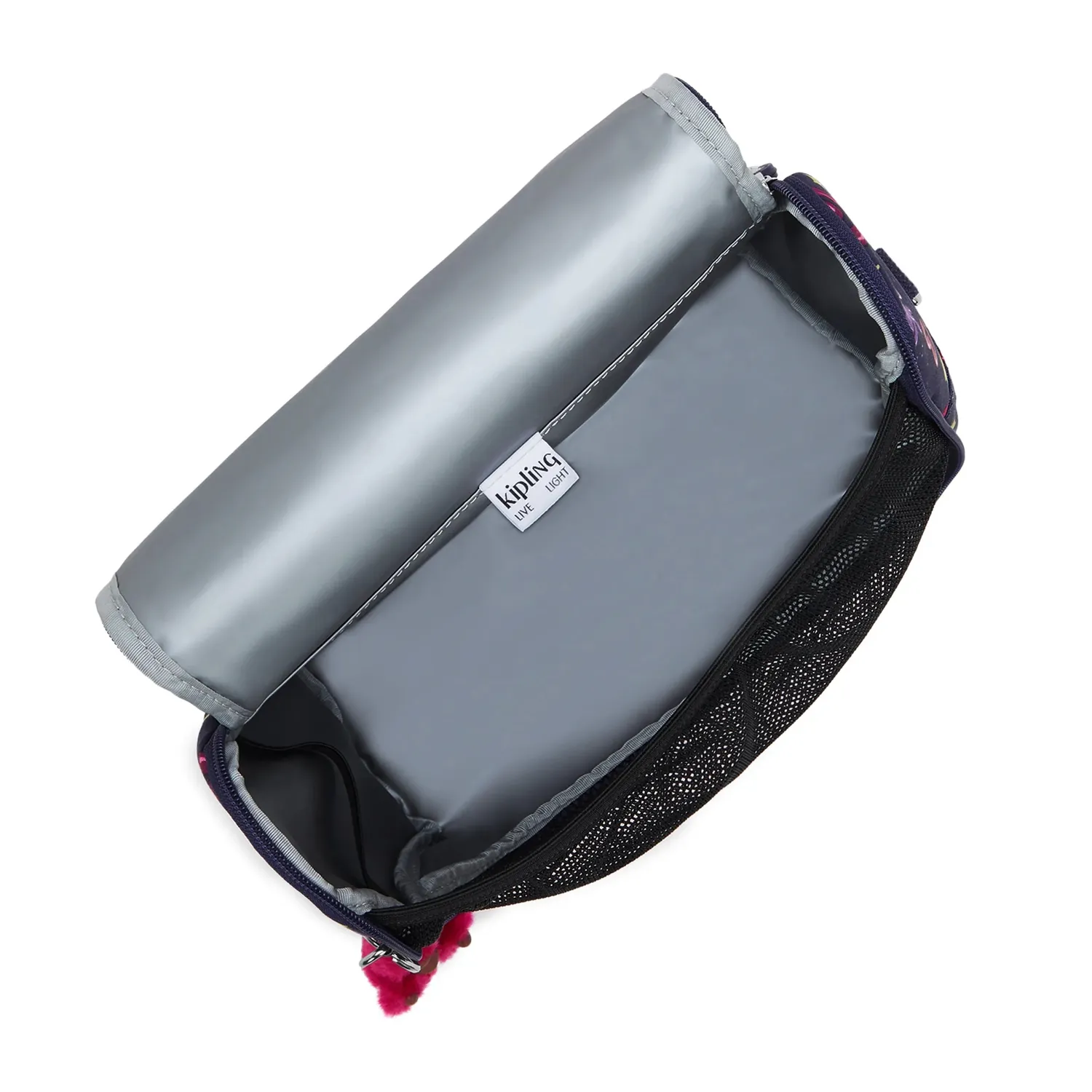 Kipling New Kichirou lunchtas Balloon Monkey Groot met print