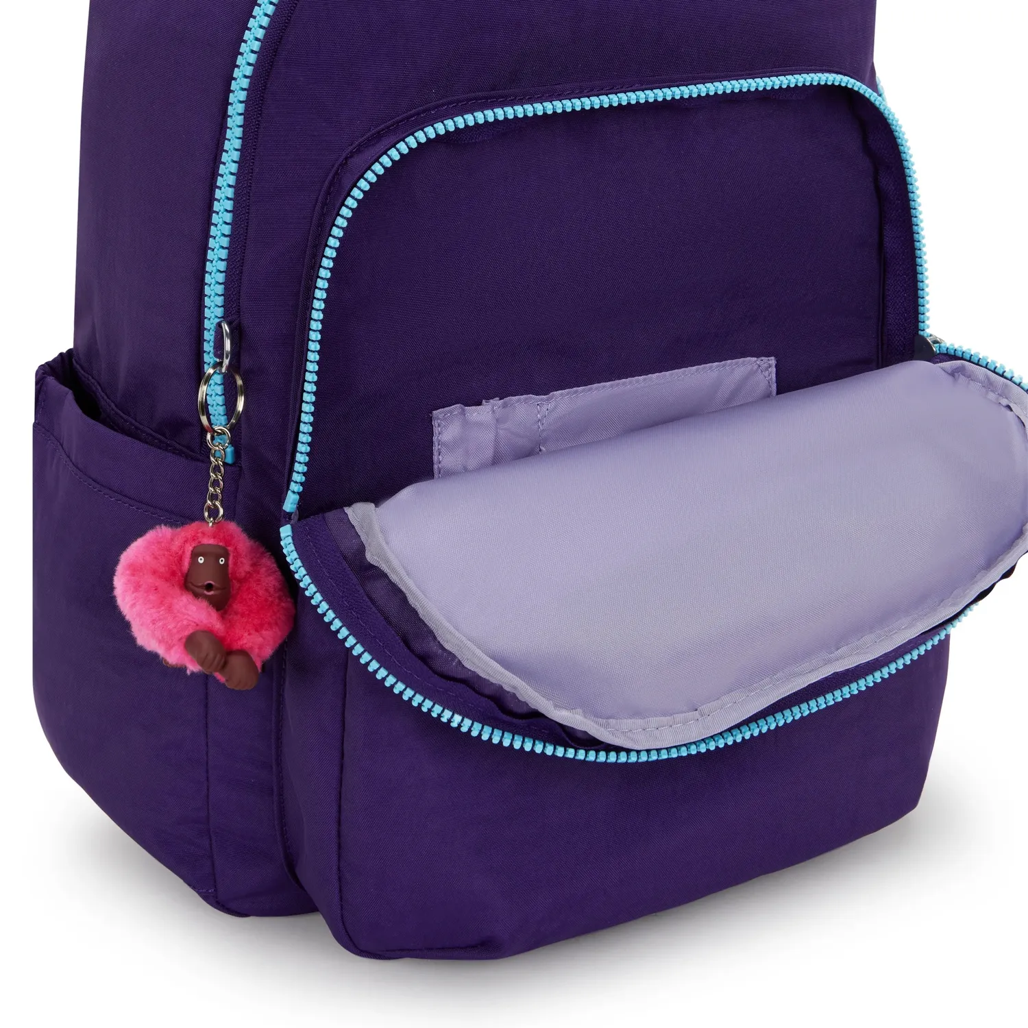 Kipling Seoul rugzak Groot VIP Purple met laptopvak 15 inch