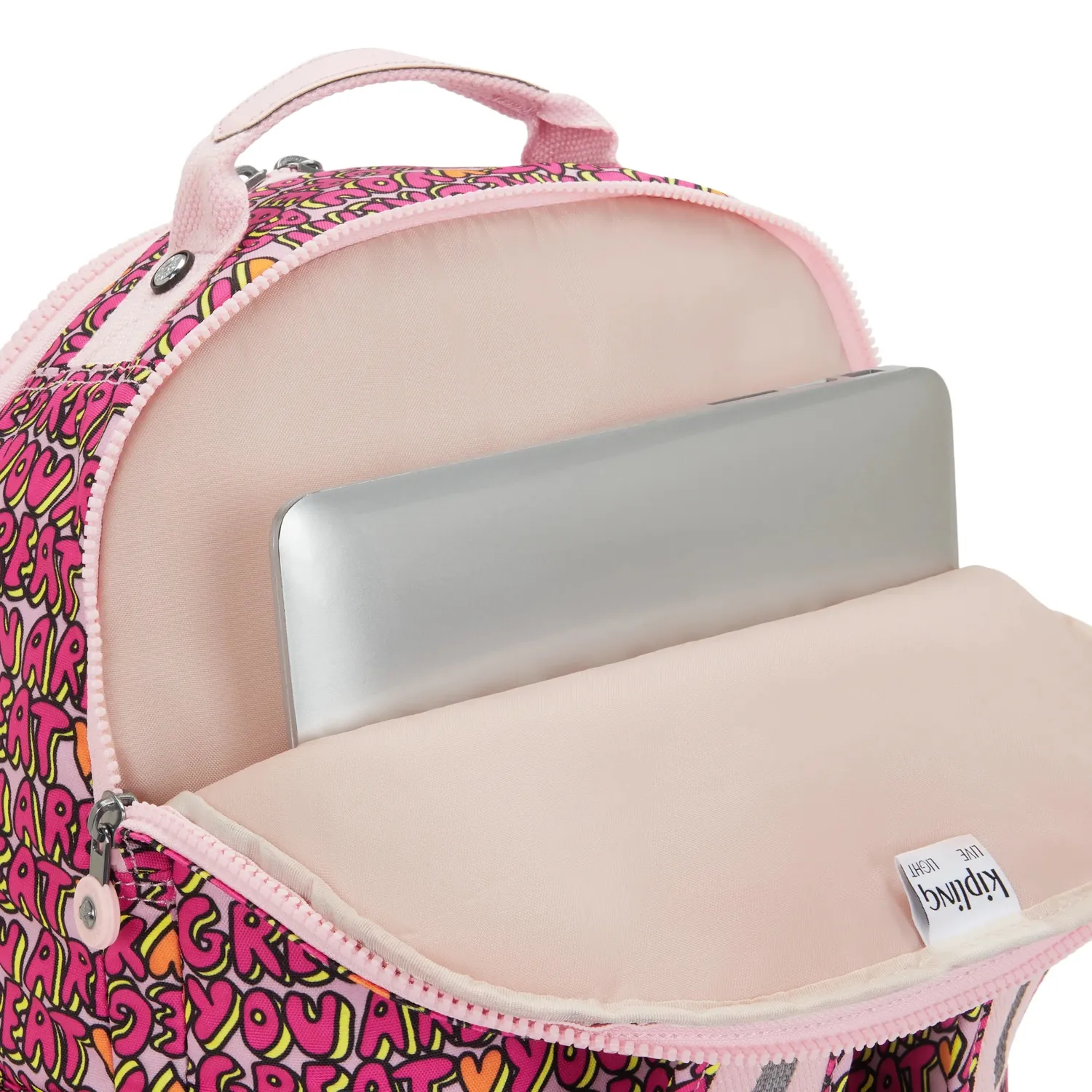 Kipling Seoul Lap rugzak U R Great Print 15 inch