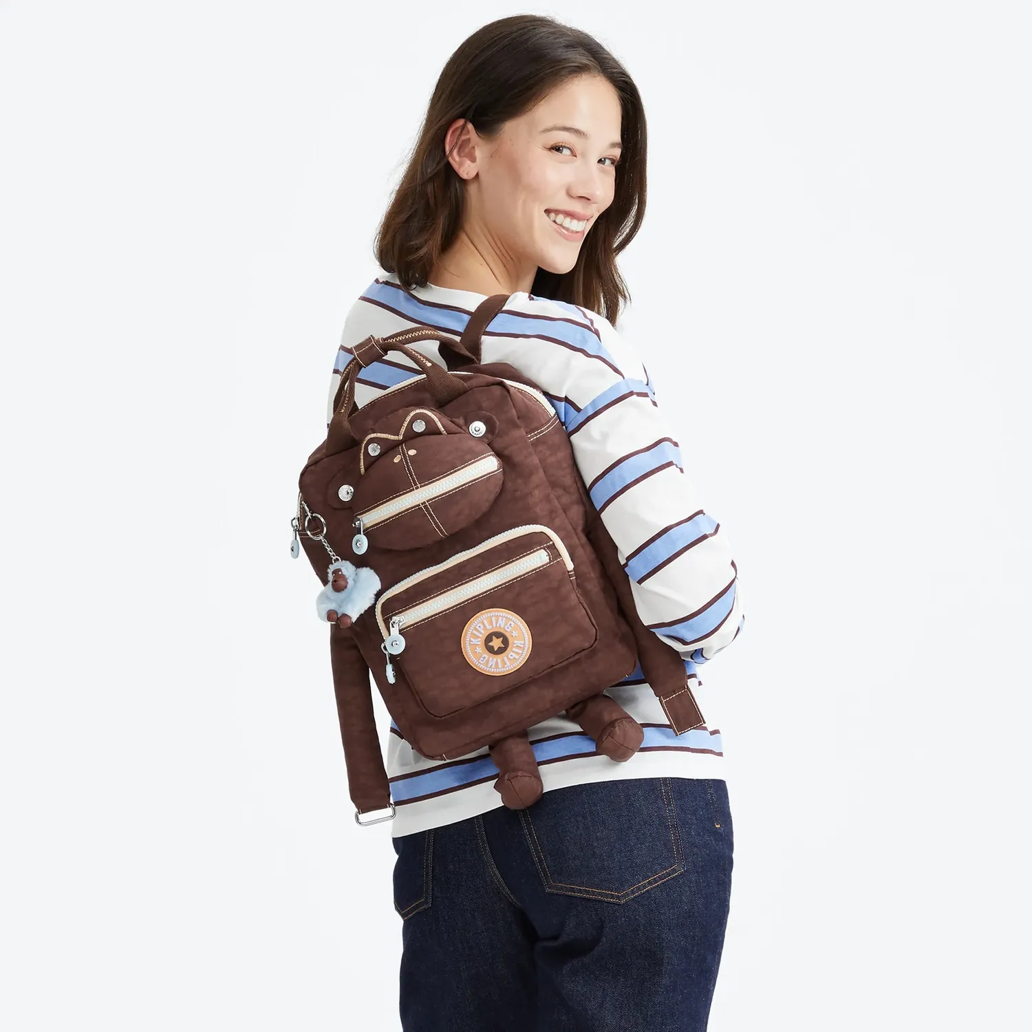 Kipling Jane Energy rugzak medium energy brown licht