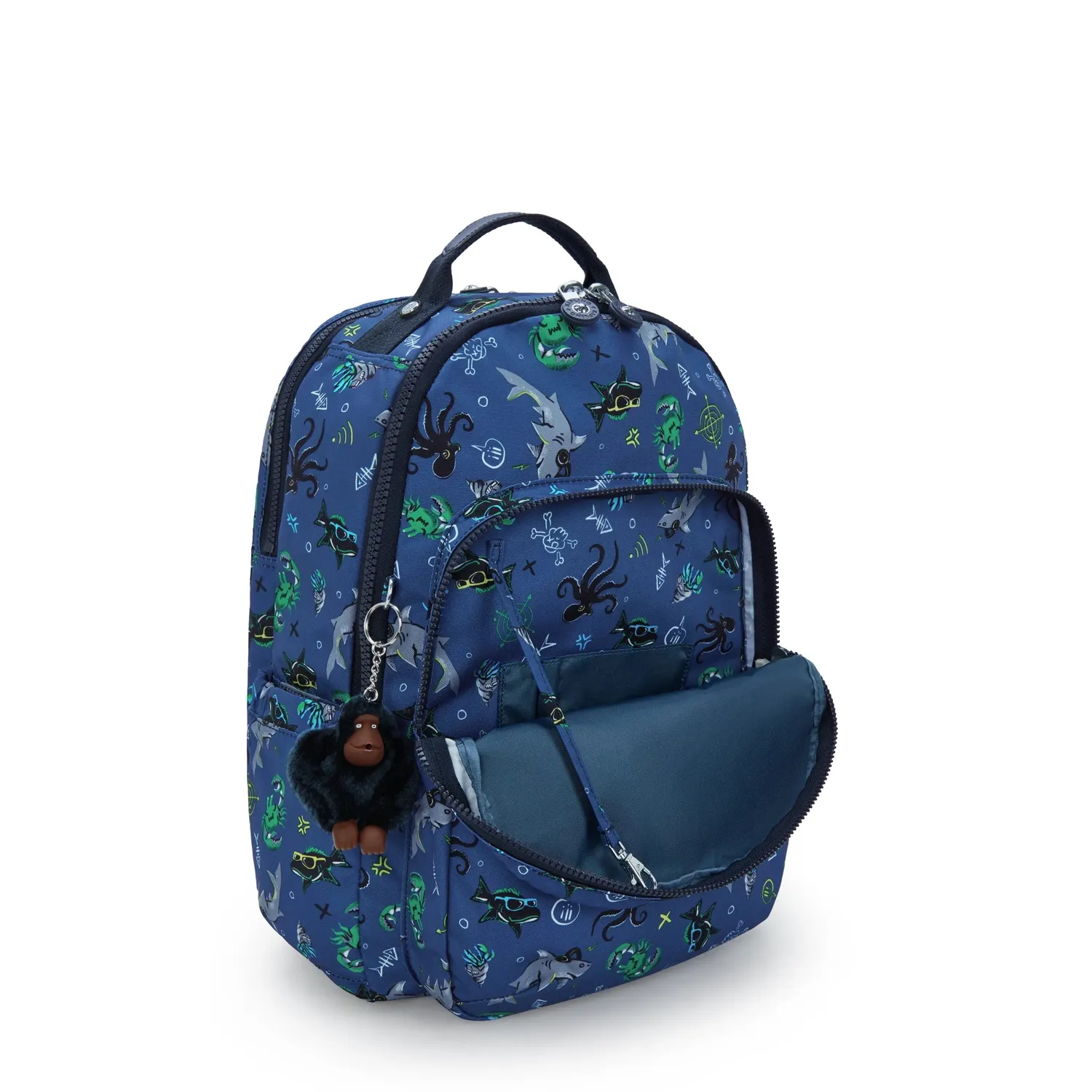 Kipling Seoul Lap rugzak Undersea Party 15 inch