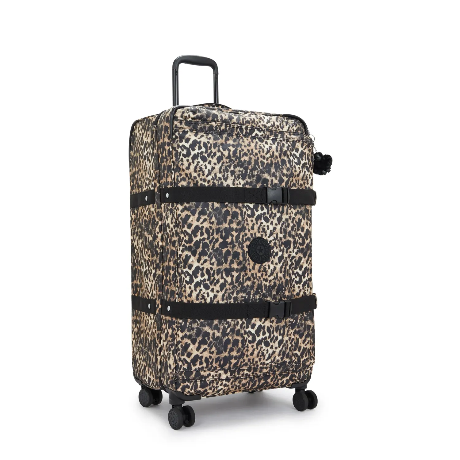Kipling Spontaneous L koffer Wild Leopard groot TSA-slot