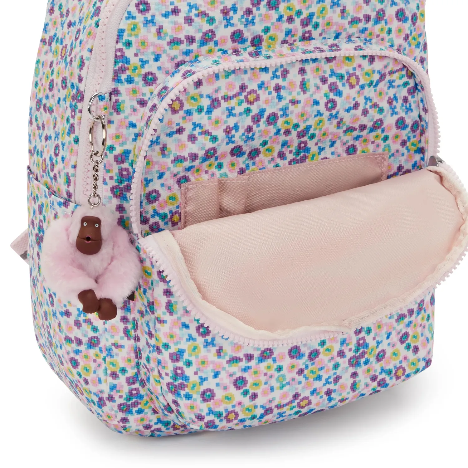 Kipling Seoul S rugzak Klein Digi Flower Print 11 inch vak