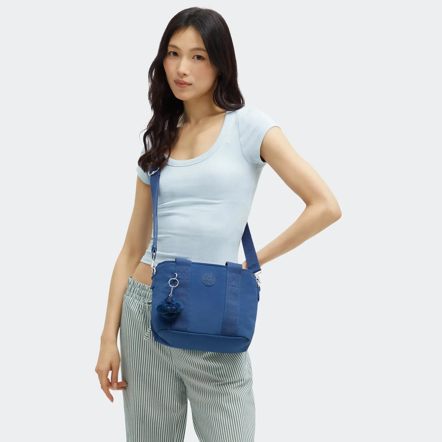 Kipling Minta crossbody tas klein casual blue 5 liter