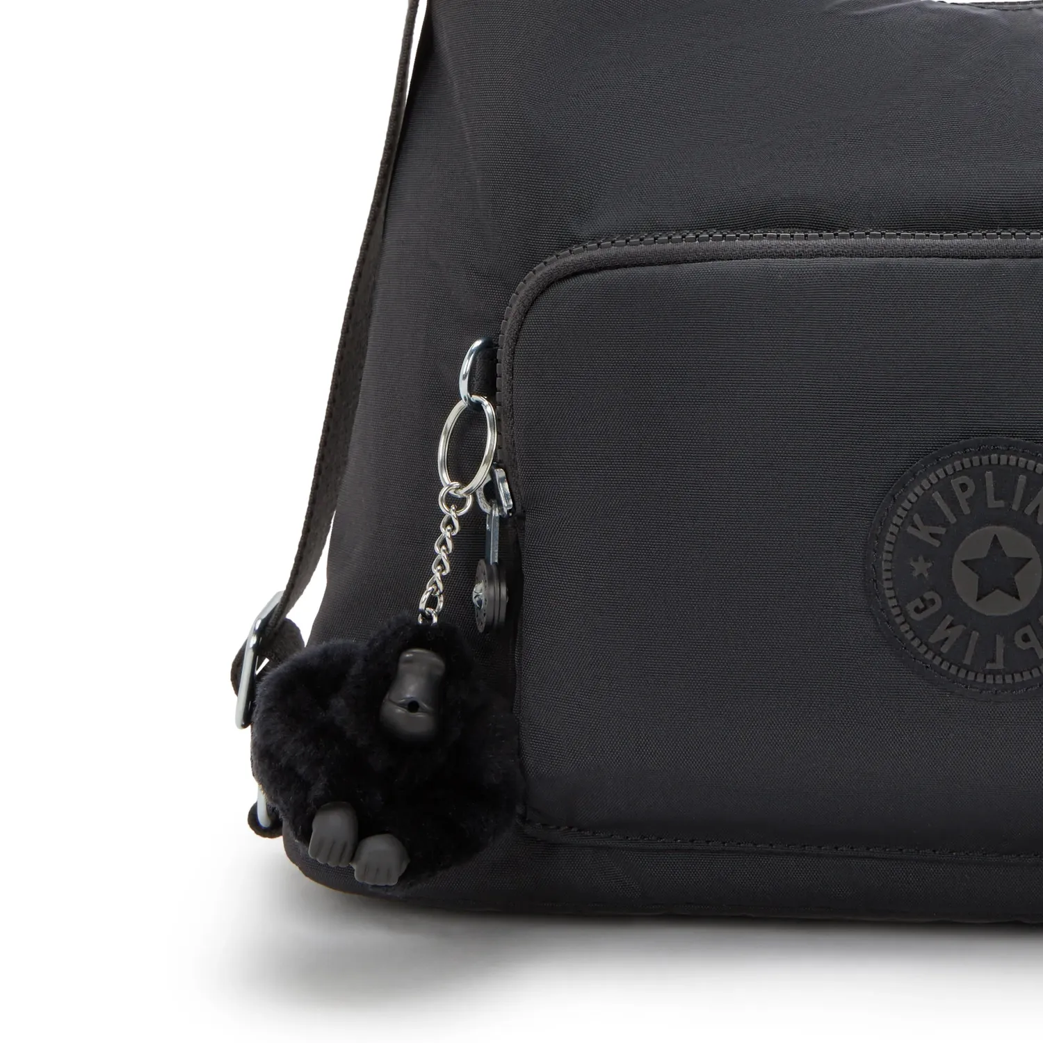 Kipling Yenna schoudertas Black Noir medium multifunctioneel