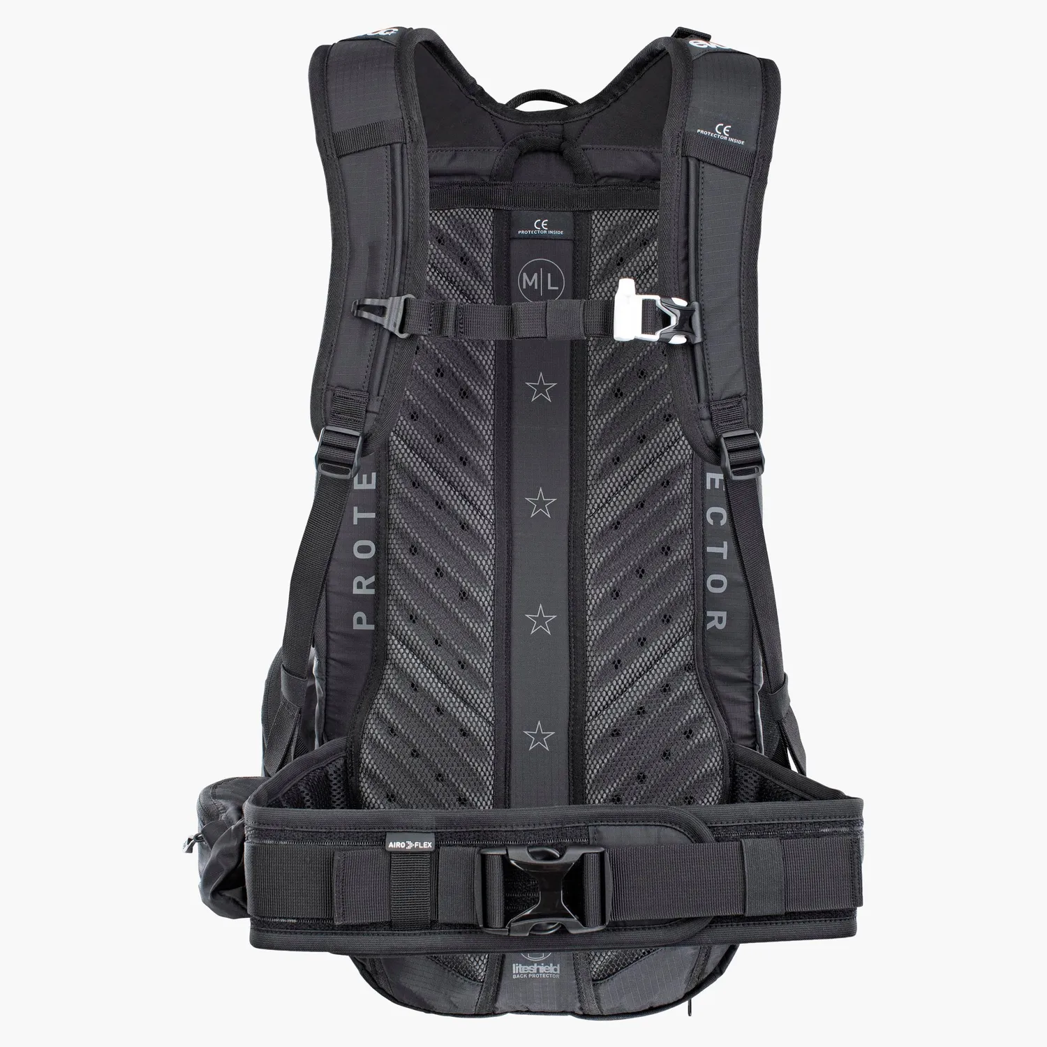 Evoc FR Trail E-Ride 20 rugzak protector black