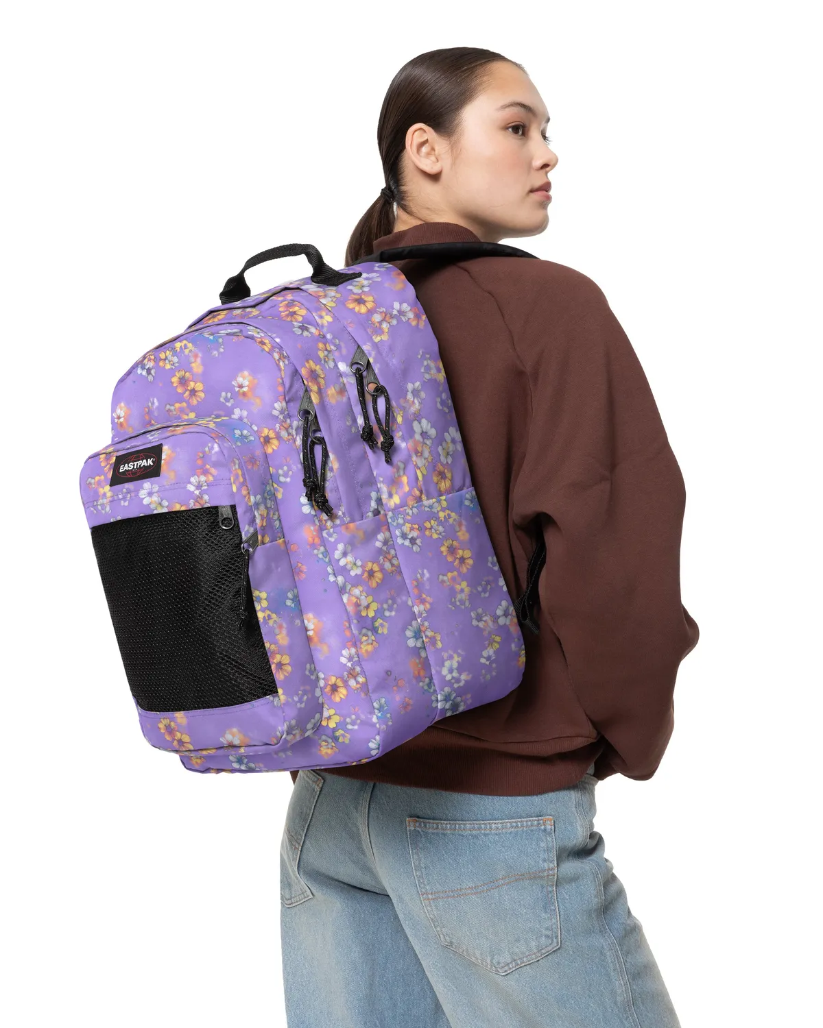 Eastpak Study Buddy rugzak Flora Fade Lilac 16 inch