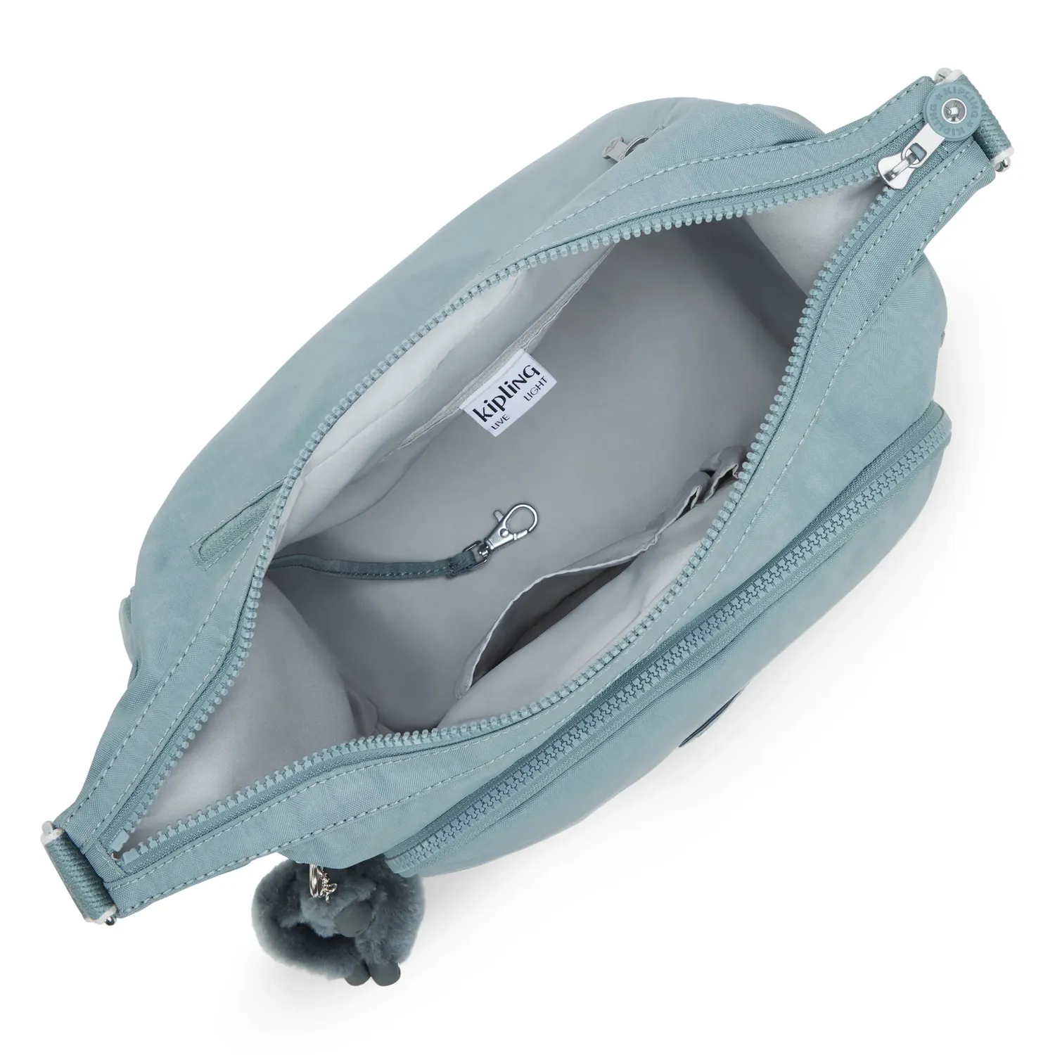 Kipling Gabb crossbodytas Groot Relaxed Grey grijs