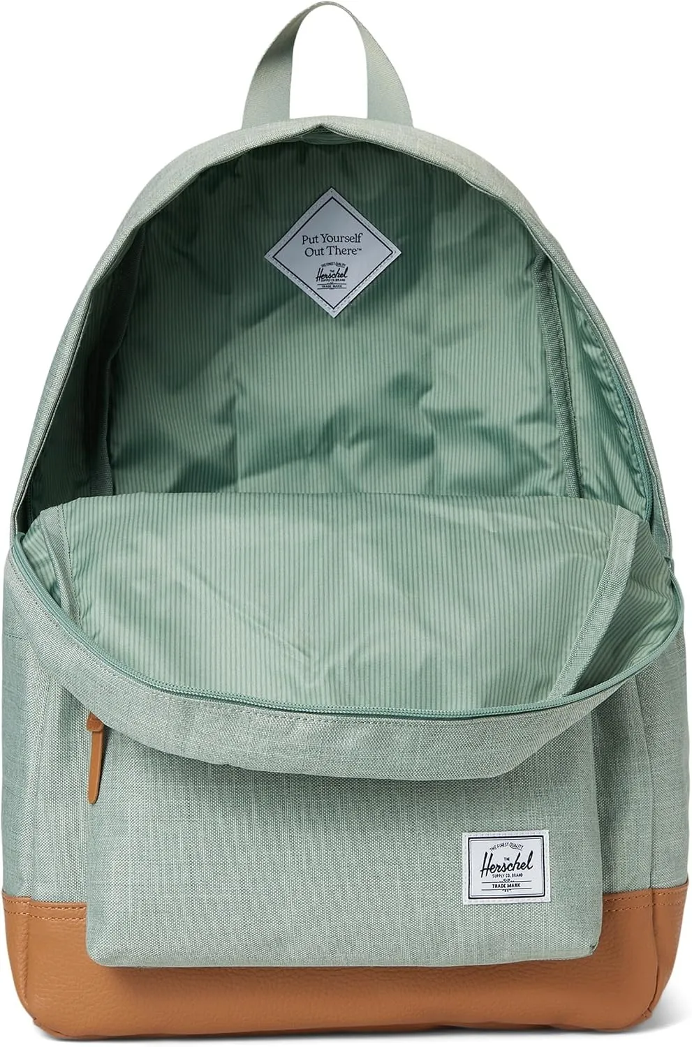 Herschel Heritage rugzak Iceberg Green canvas