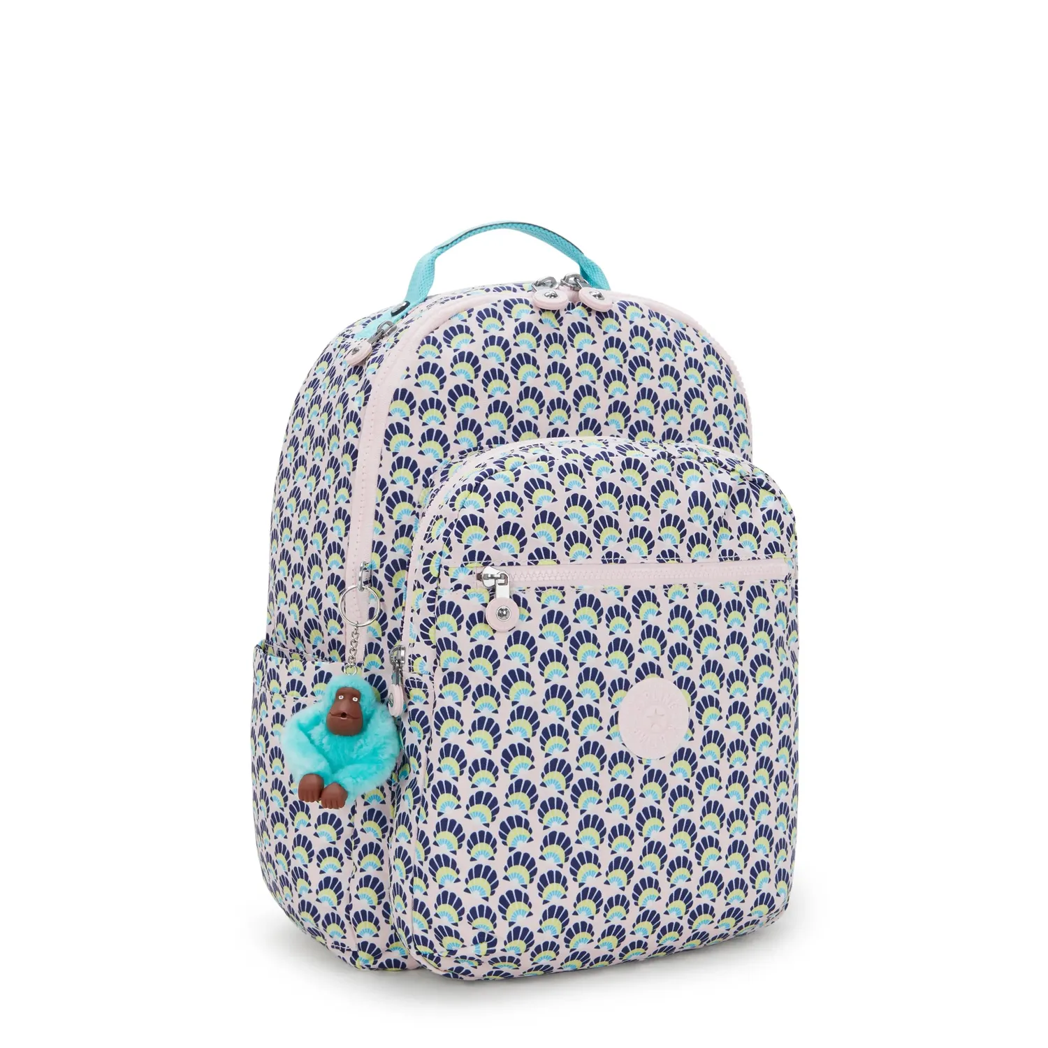 Kipling Seoul rugzak groot Geo Shell 15 inch laptopvak