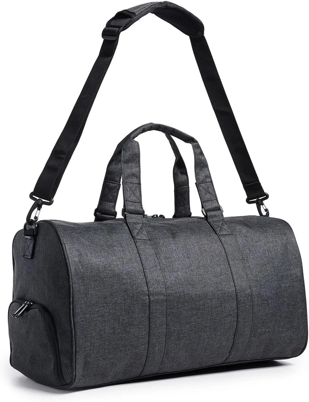 Herschel Novel reistas 42.5L Black Crosshatch canvas