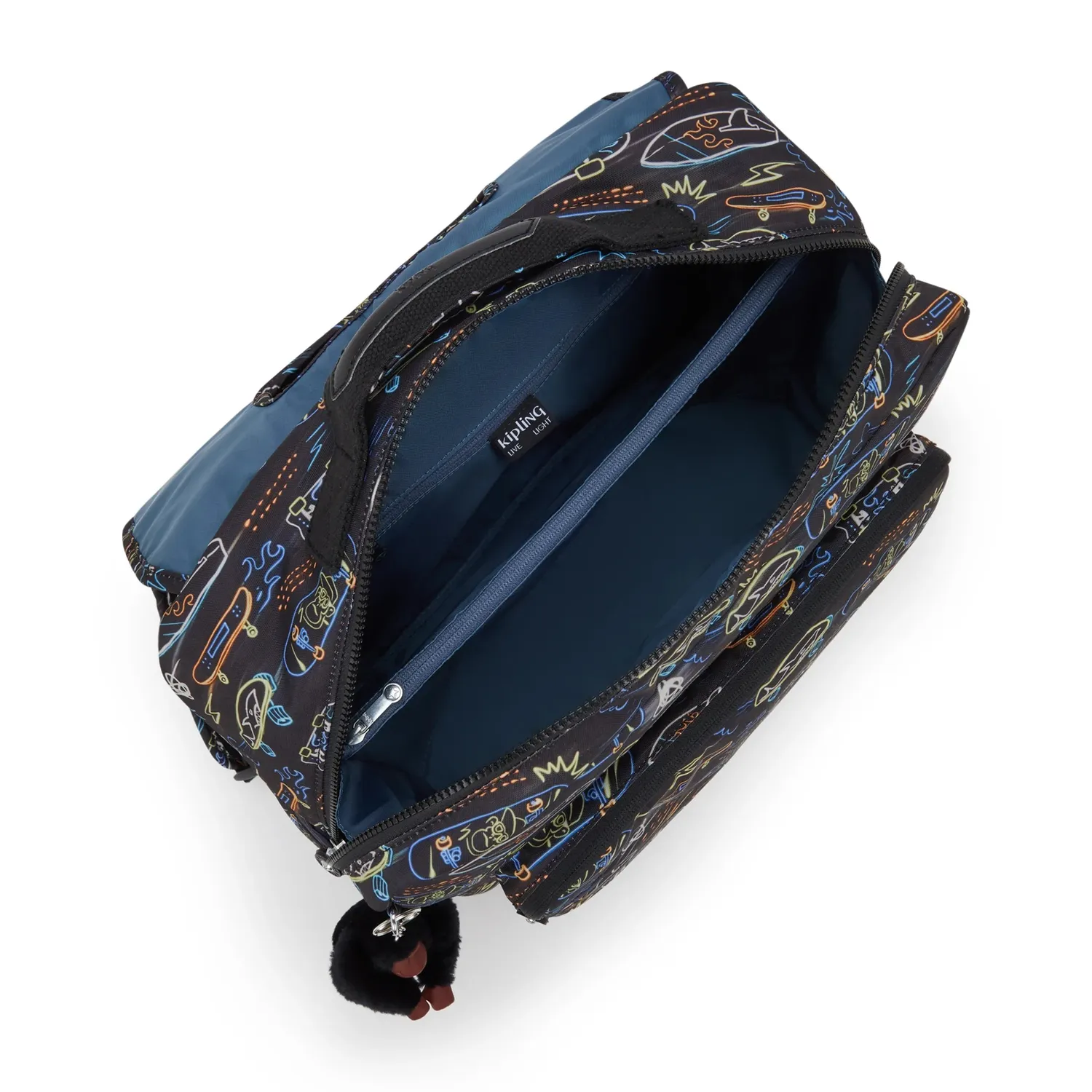 Kipling Codie L schoolrugzak Neon Skate groot A4