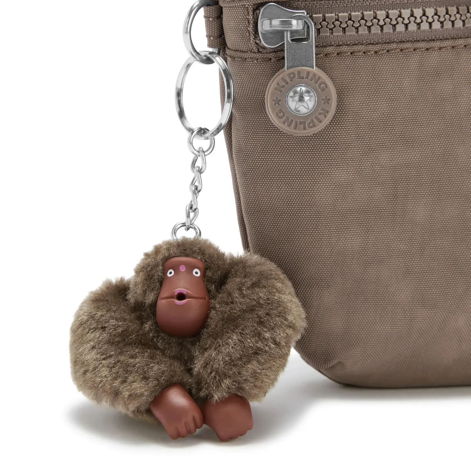 Kipling Arto S crossbodytje True Beige klein beige