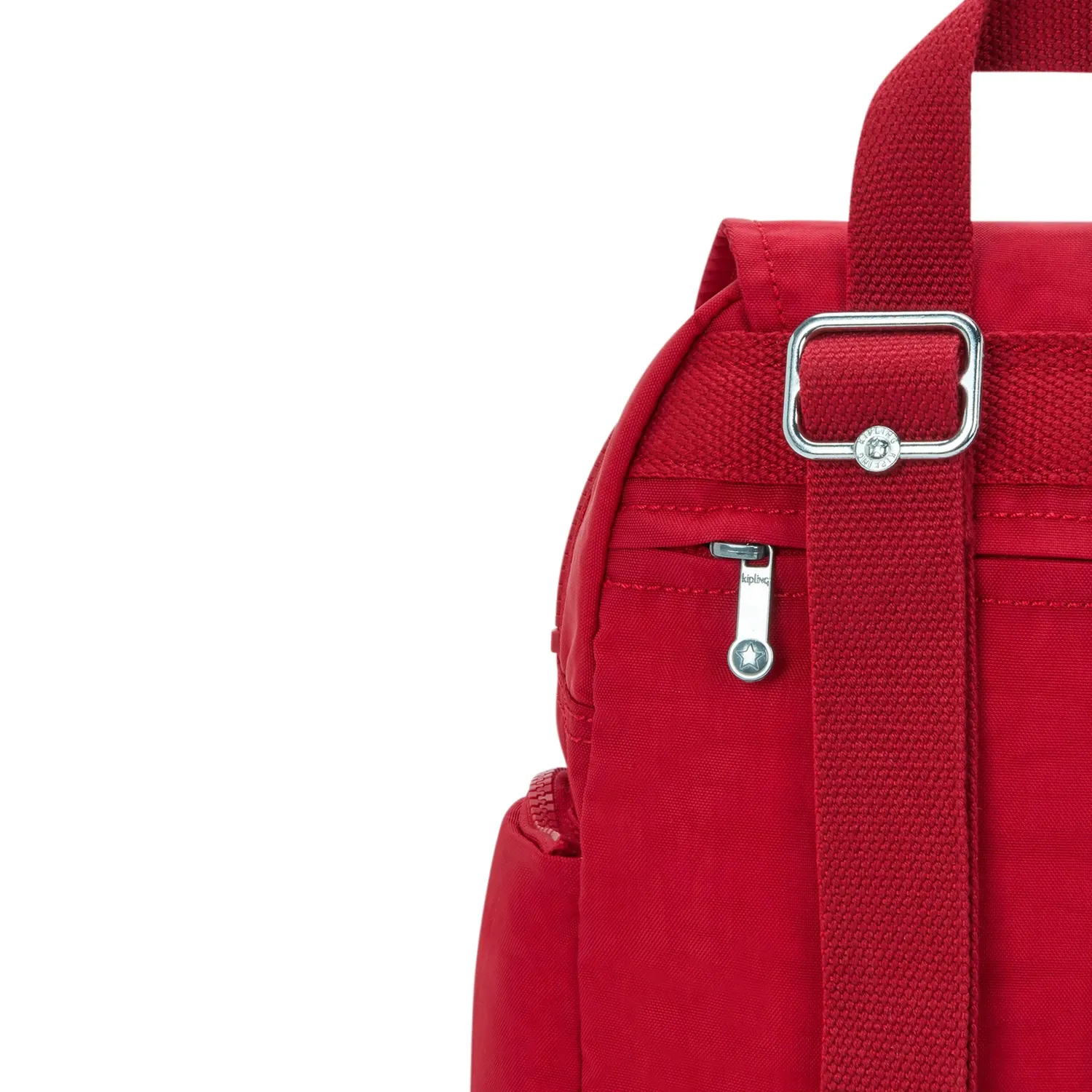 Kipling City Zip Mini rugzak Ruby Red extra klein rood
