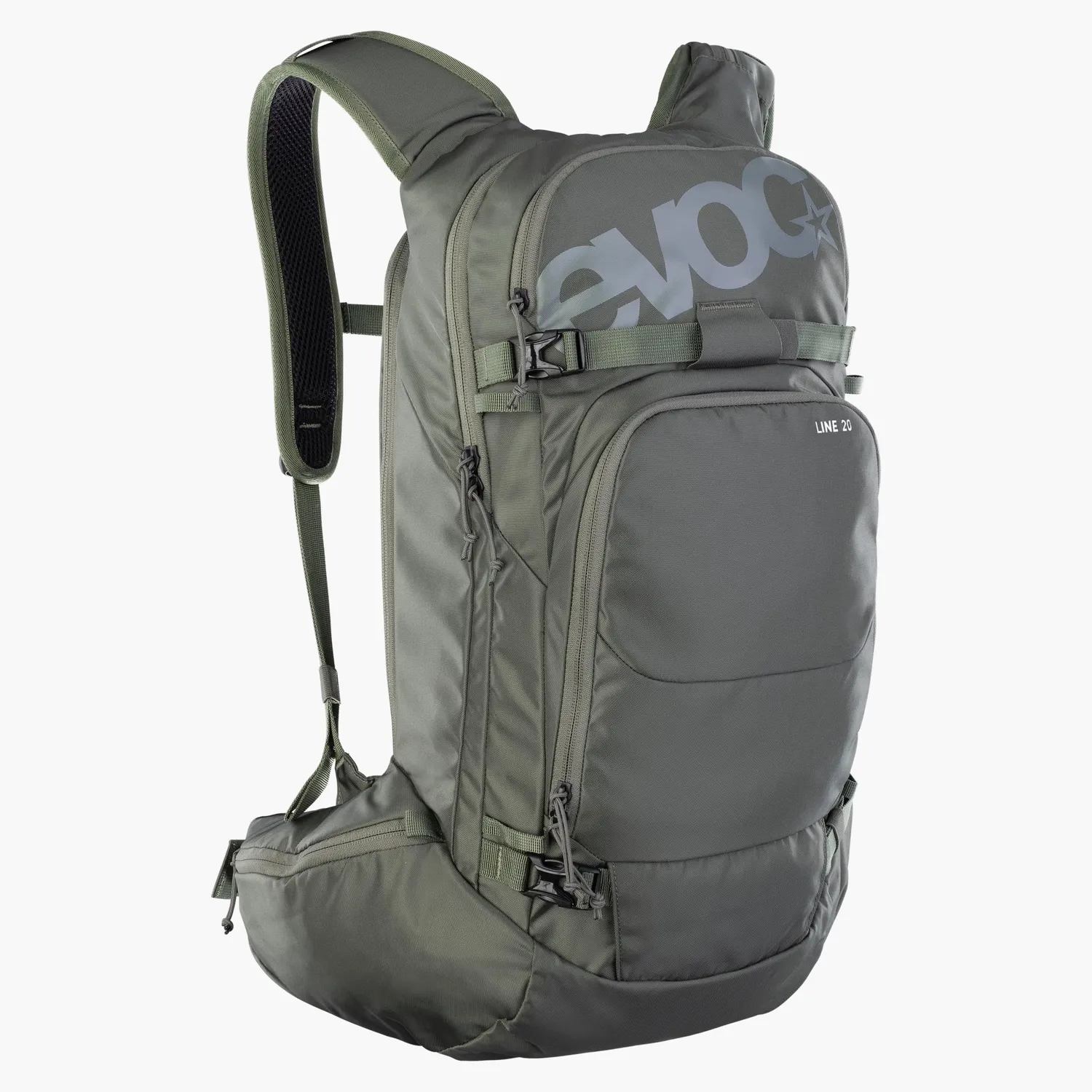 Evoc Line 20 skirugzak zwart 20 liter freeride
