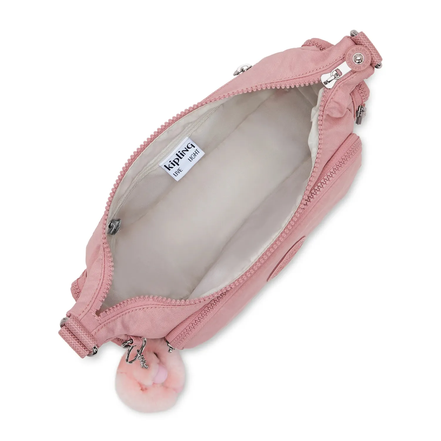 Kipling Gabbette S crossbodytas Smoky Blush klein licht
