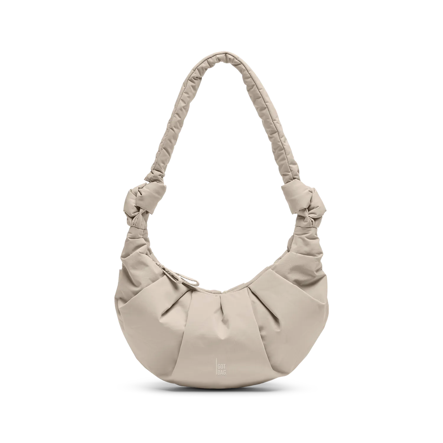 Got Bag Pleat Moon Bag Small tas black 3L waterafstotend