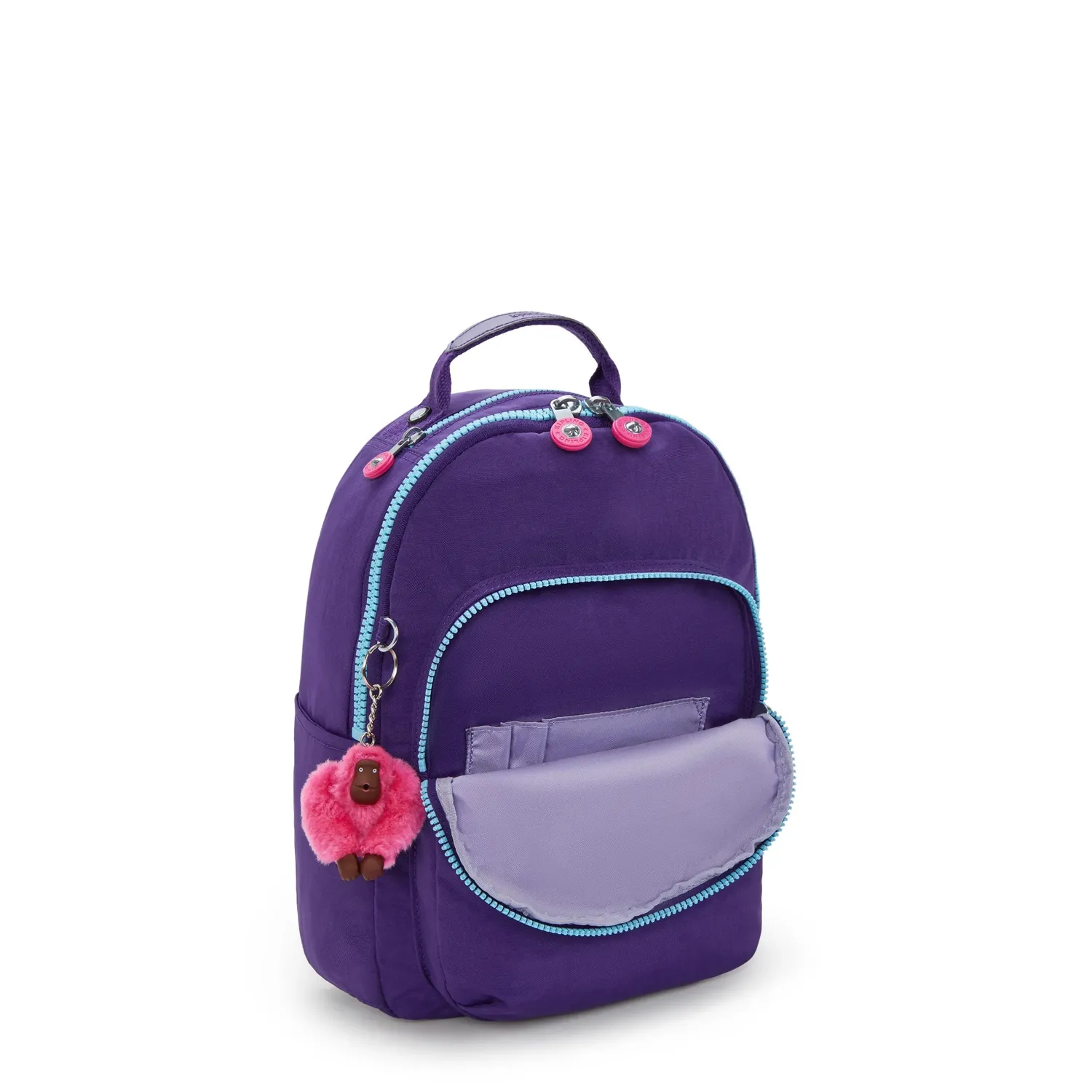 Kipling Seoul S rugzak klein VIP Purple waterafstotend