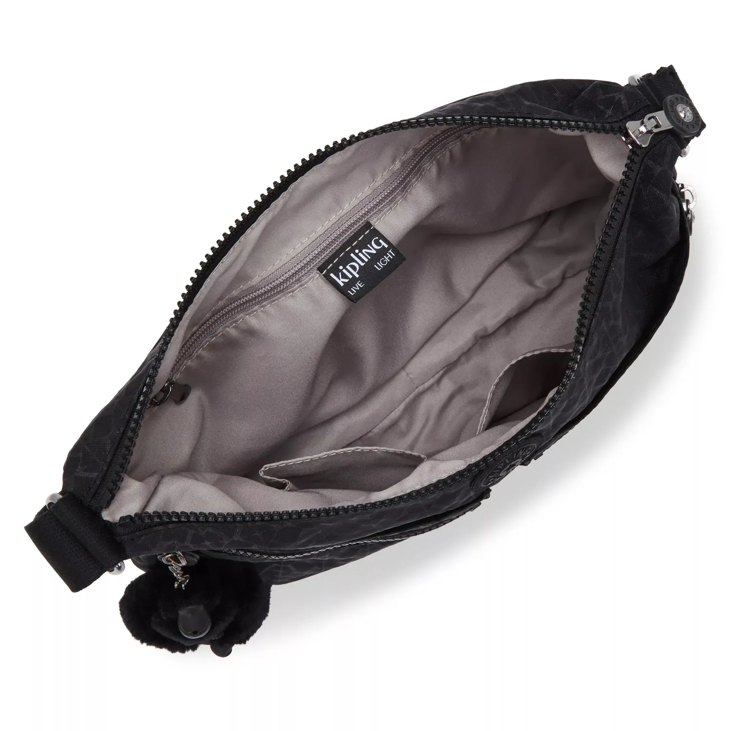 Kipling Izellah schoudertas Signature Emb Medium waterafstotend