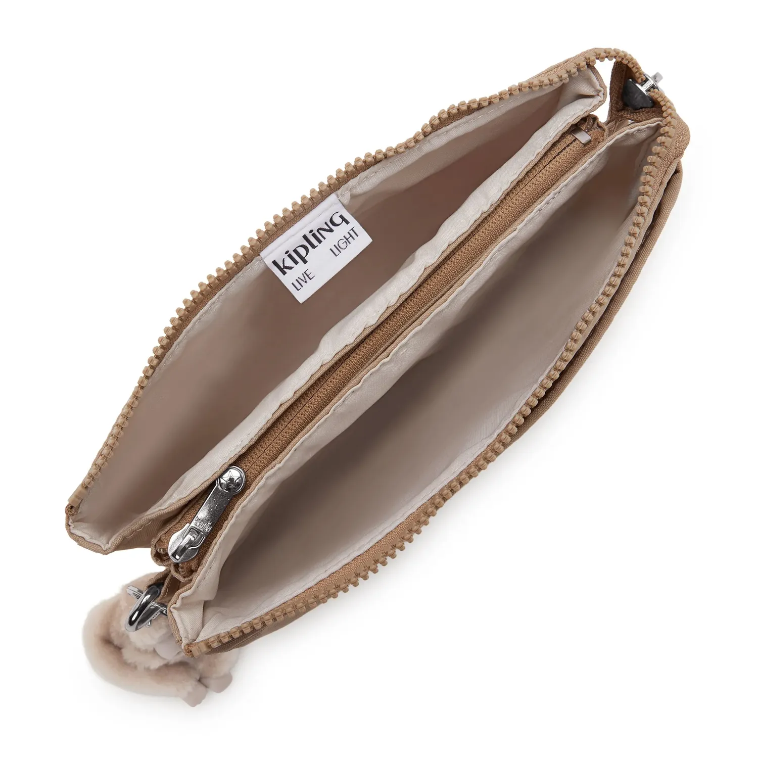 Kipling Riri crossbodytas Klein Tan Beige lichtgewicht