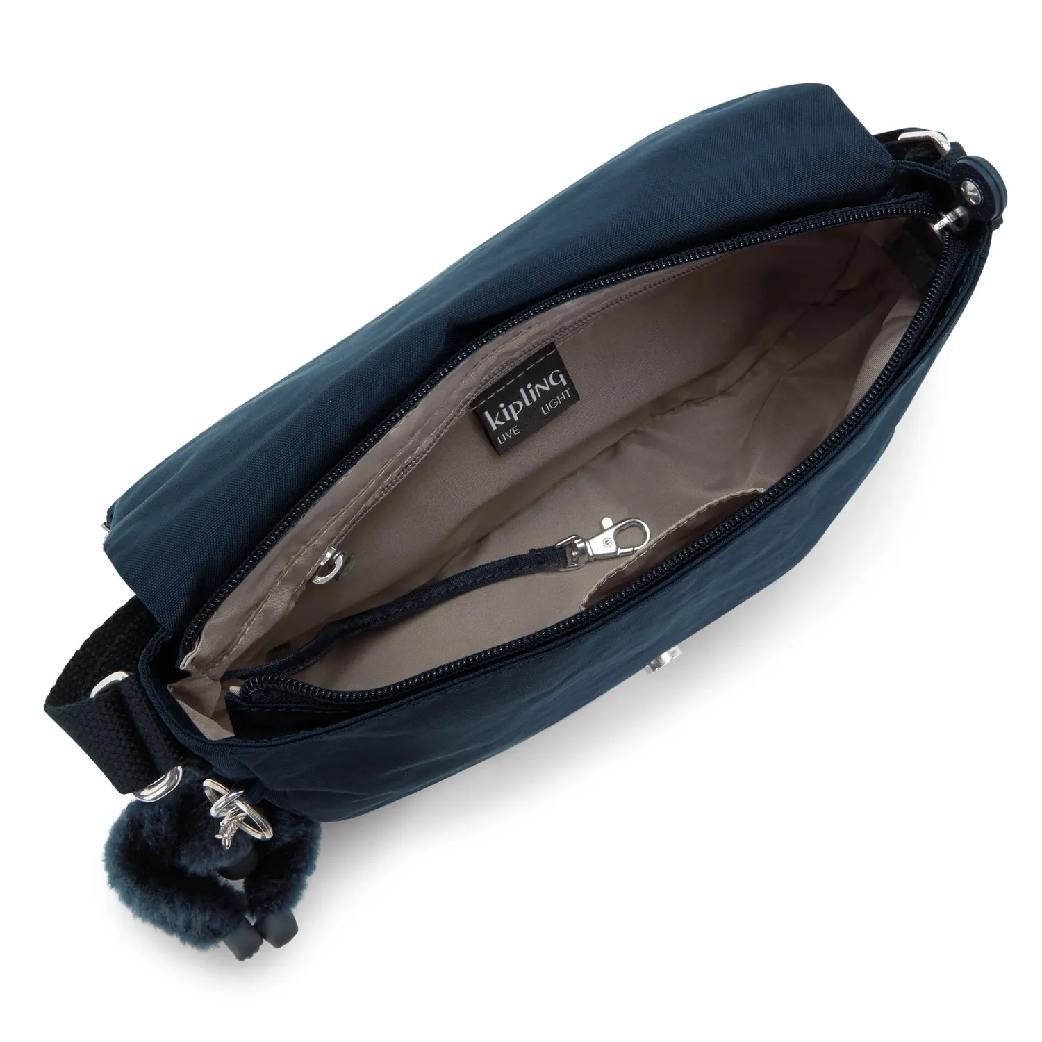 Kipling Earthbeat S crossbody Blue Bleu 2 Klein verstelbaar