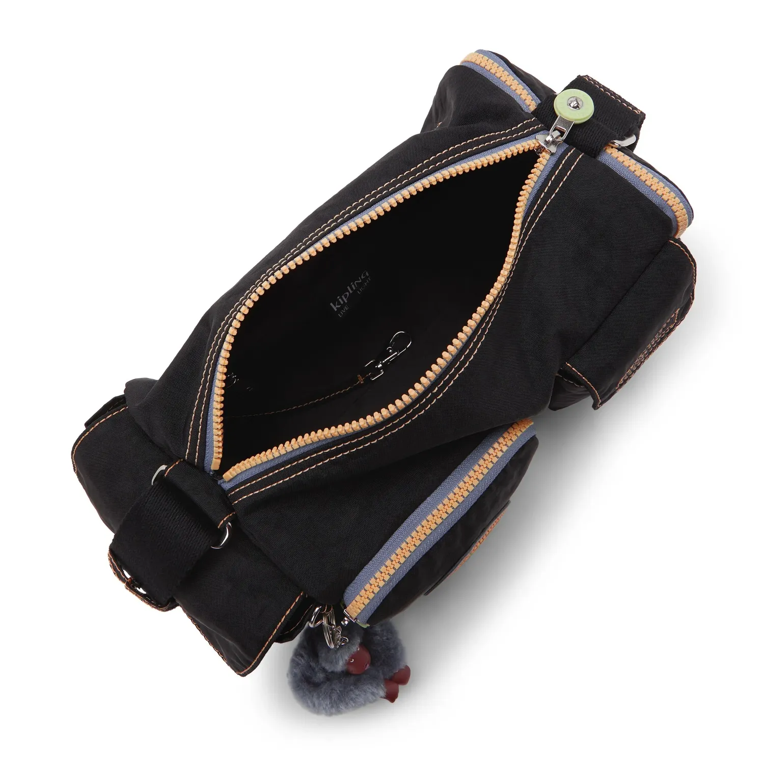 Kipling Sam Energy crossbody Energy Black Medium veel vakken