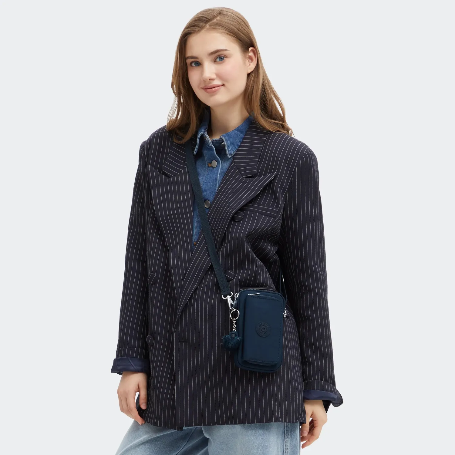 Kipling Telmo portemonnee-tas Blue Bleu 2 Klein