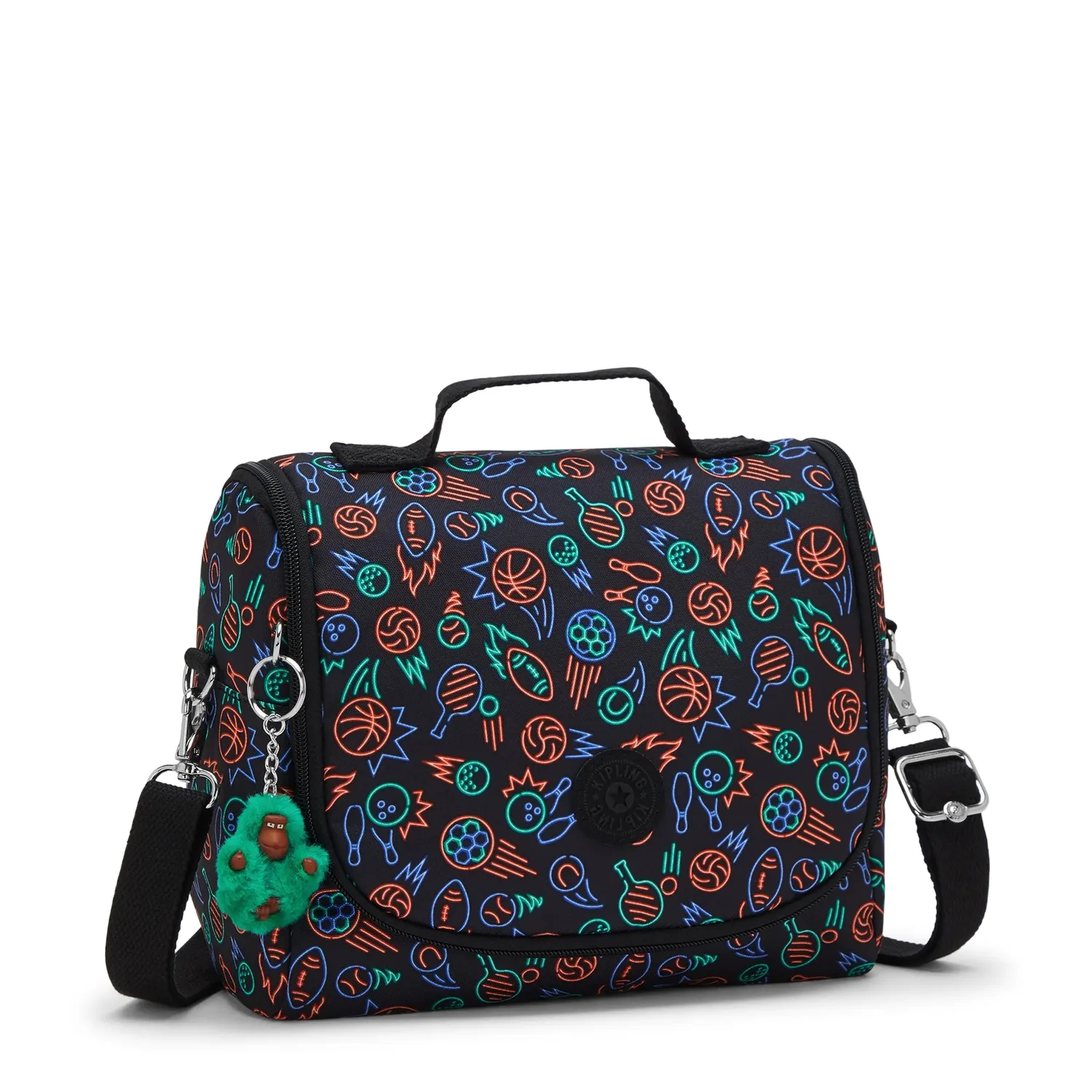 Kipling New Kichirou lunchtas Sport Doodle Groot met print
