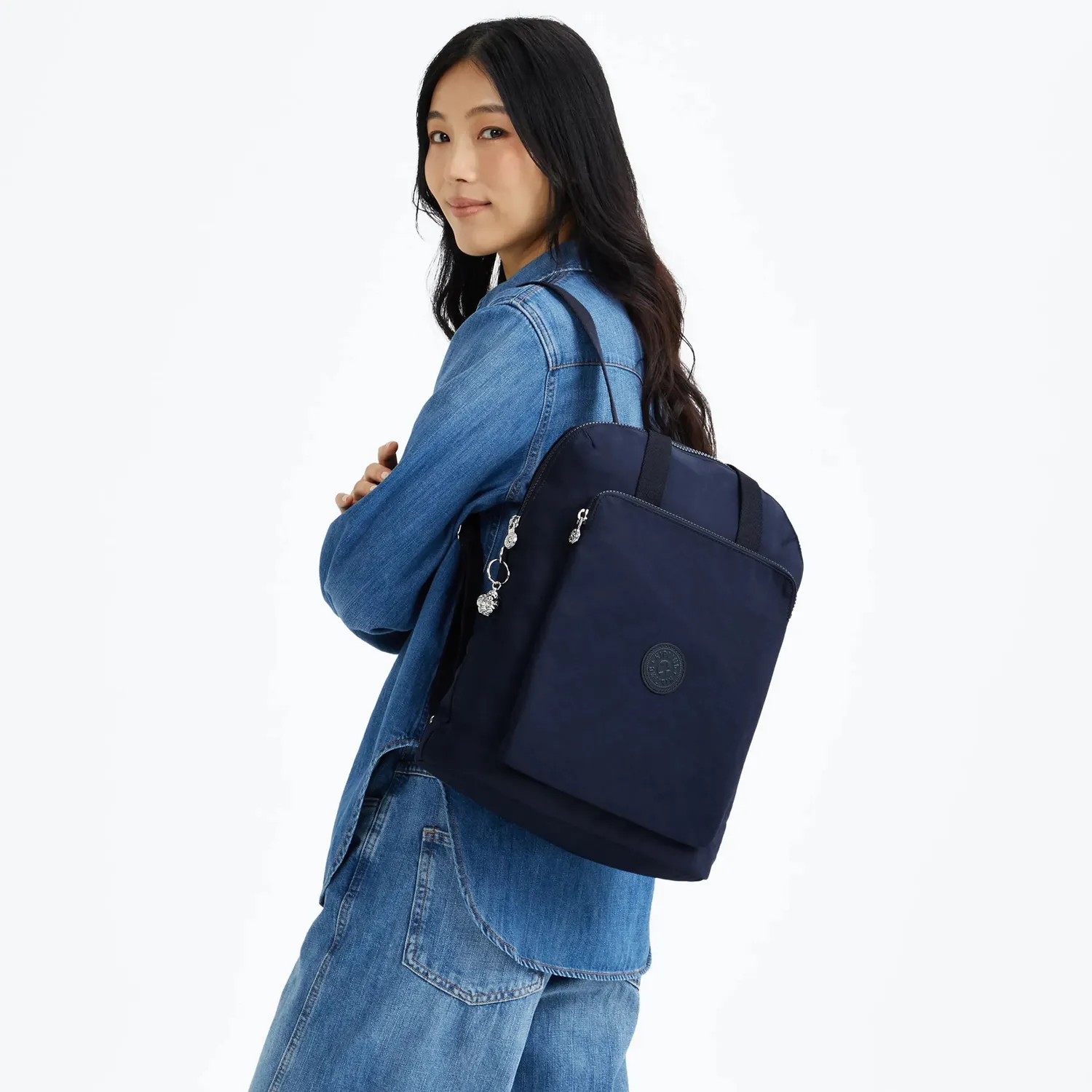 Kipling Kazuki rugzak Medium Infinite Blue 13 inch laptop