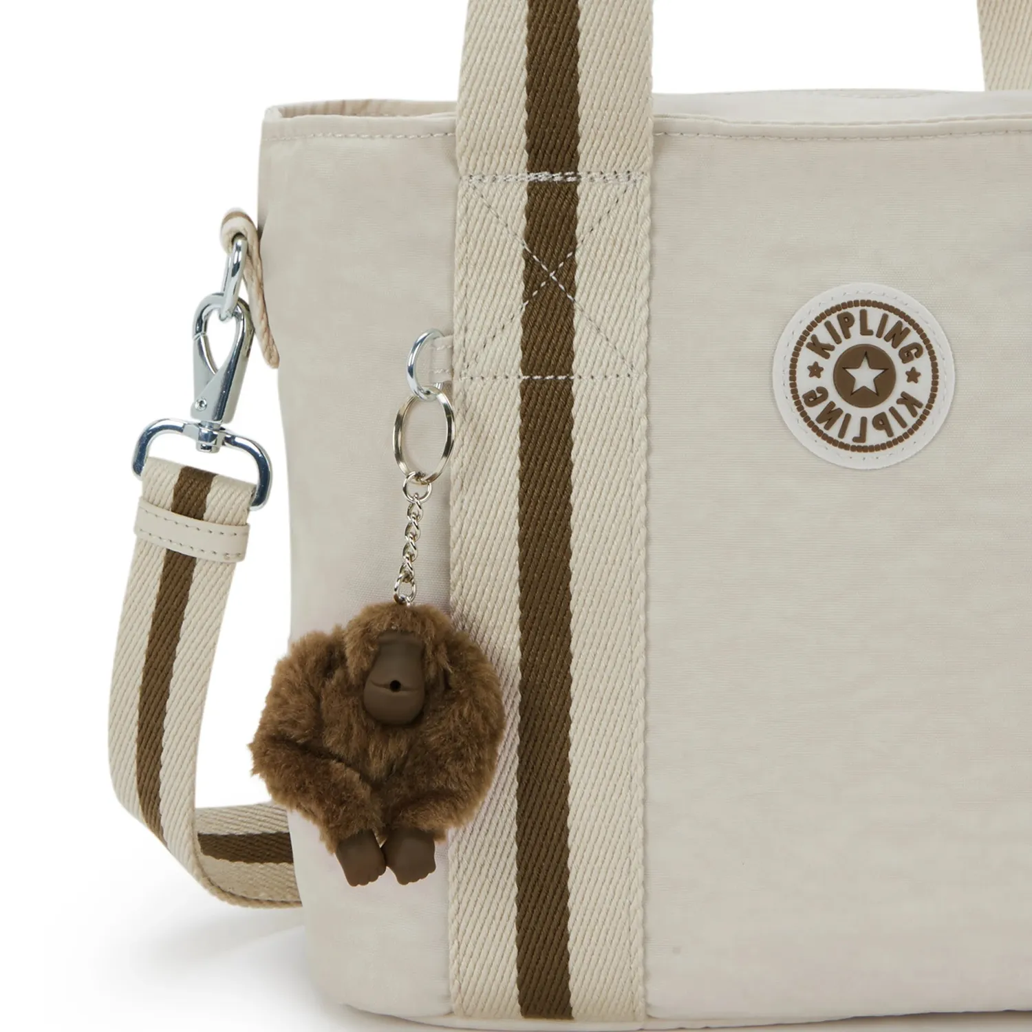 Kipling Minta M Up shopper Soft Sand medium afneembare band