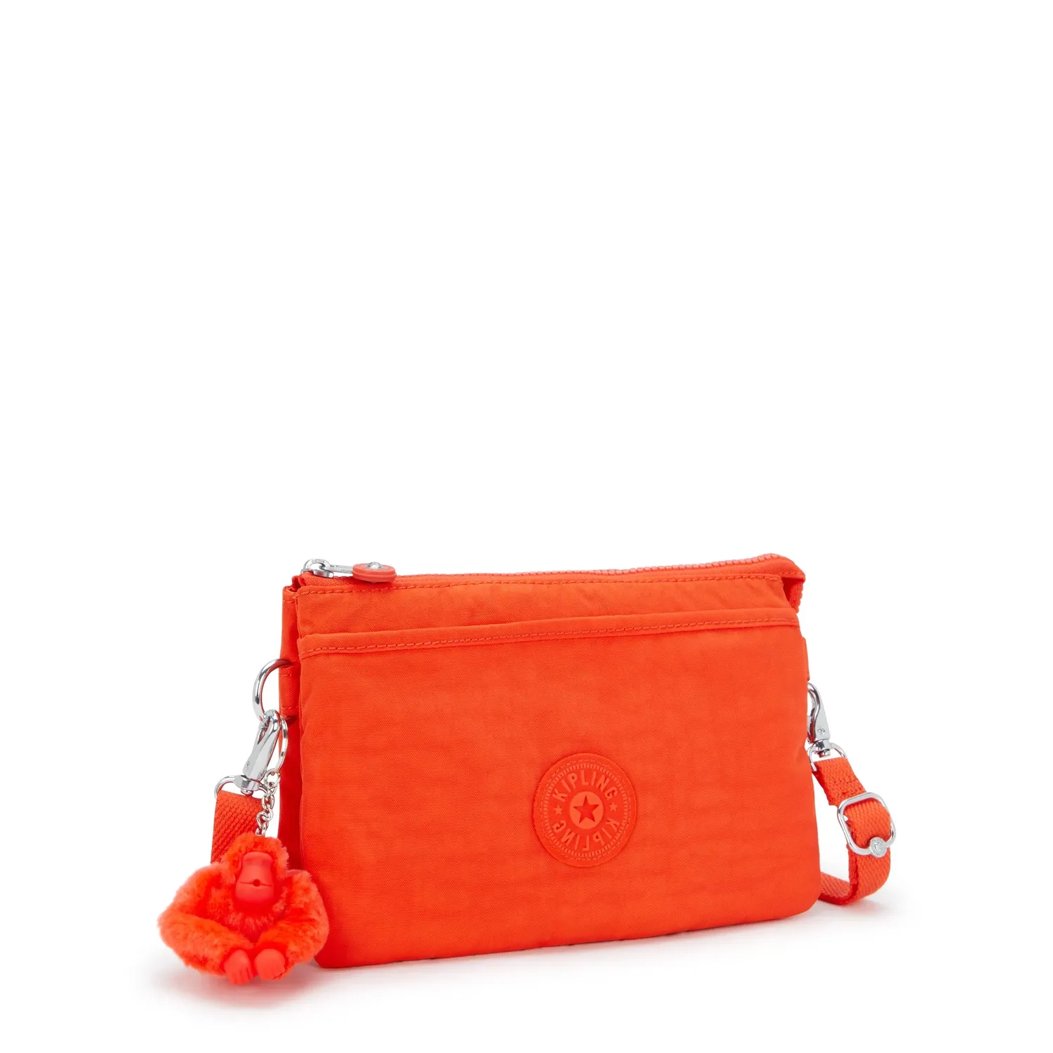 Kipling Riri crossbodytas Klein Open Orange oranje