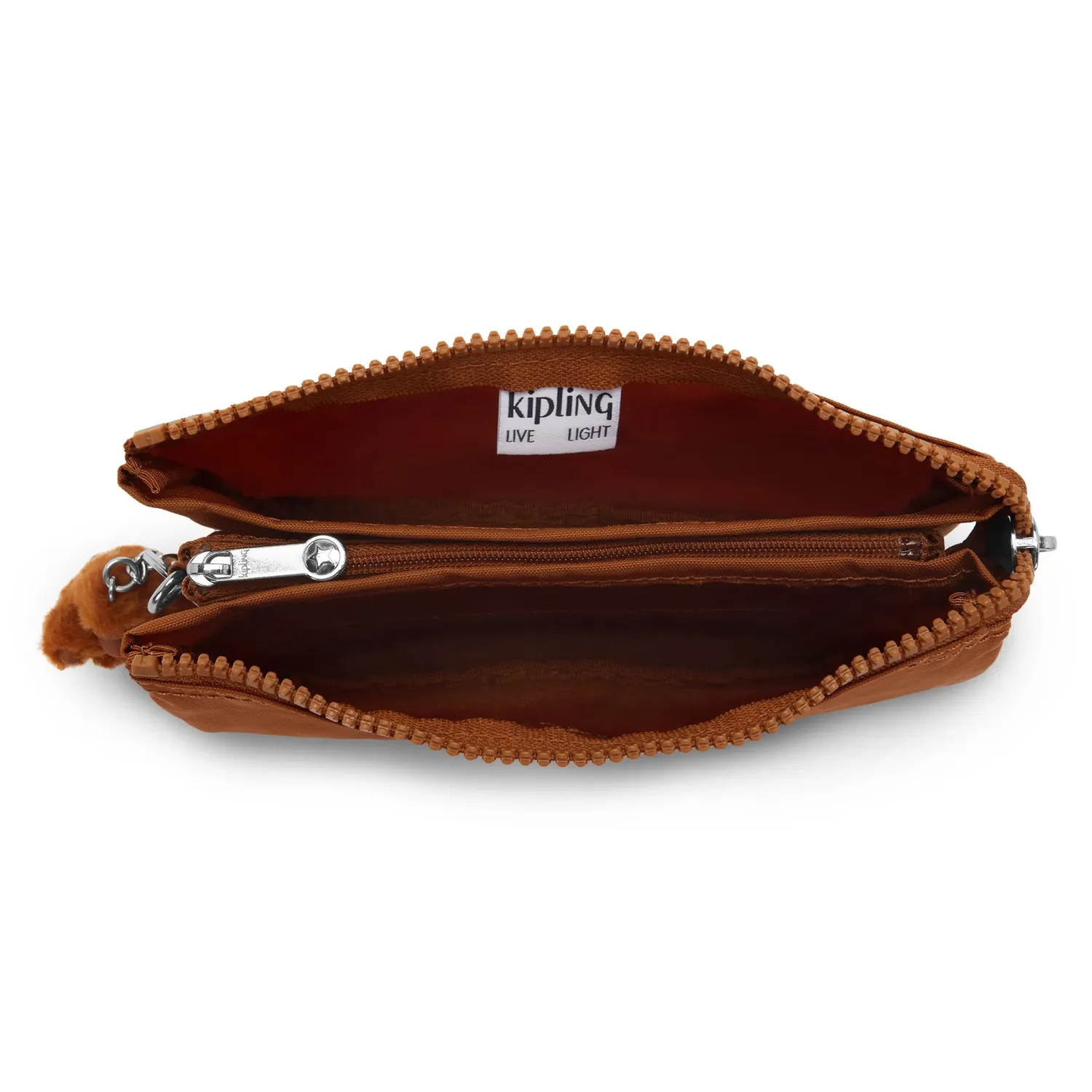 Kipling Creativity L organizer Stylish Mokka groot nylon