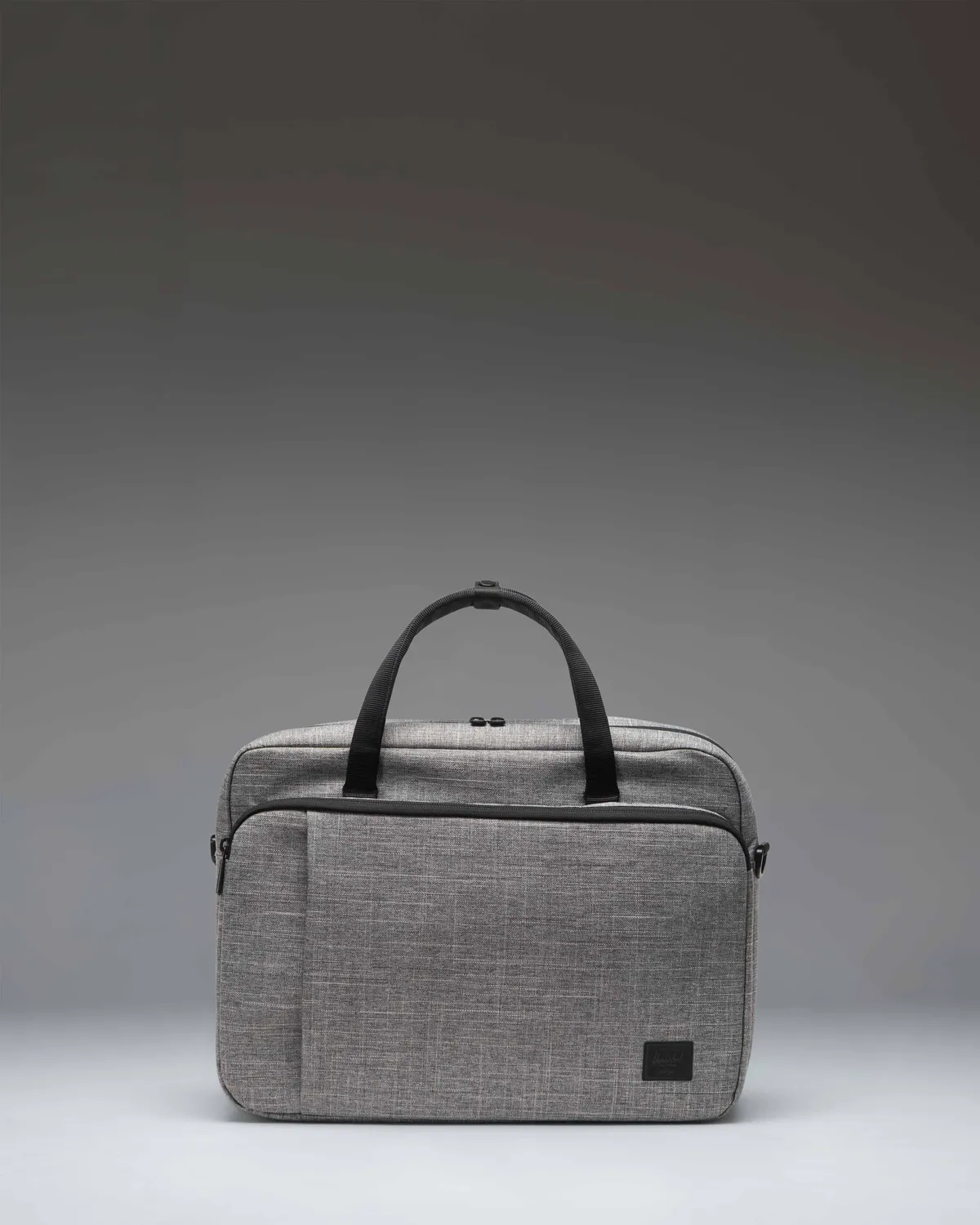 Herschel Tech Gibson schoudertas zwart met tracker vak