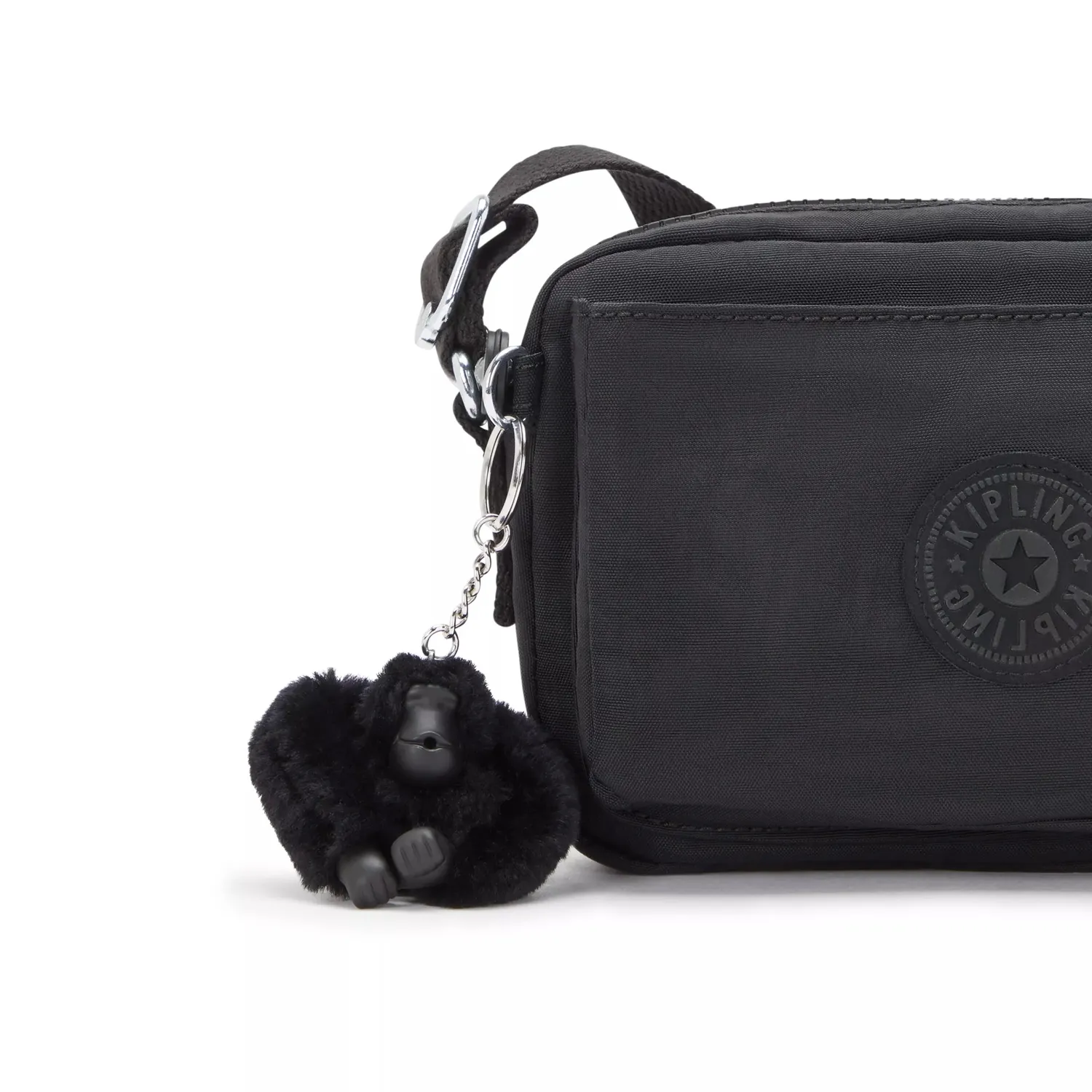 Kipling Abanu crossbody tas klein Black Noir zwart