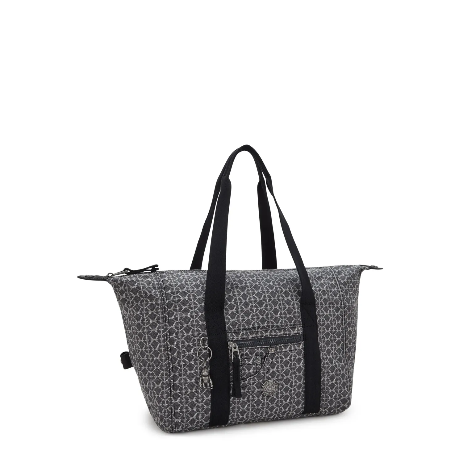 Kipling Casual Art schoudertas medium grey denim A4