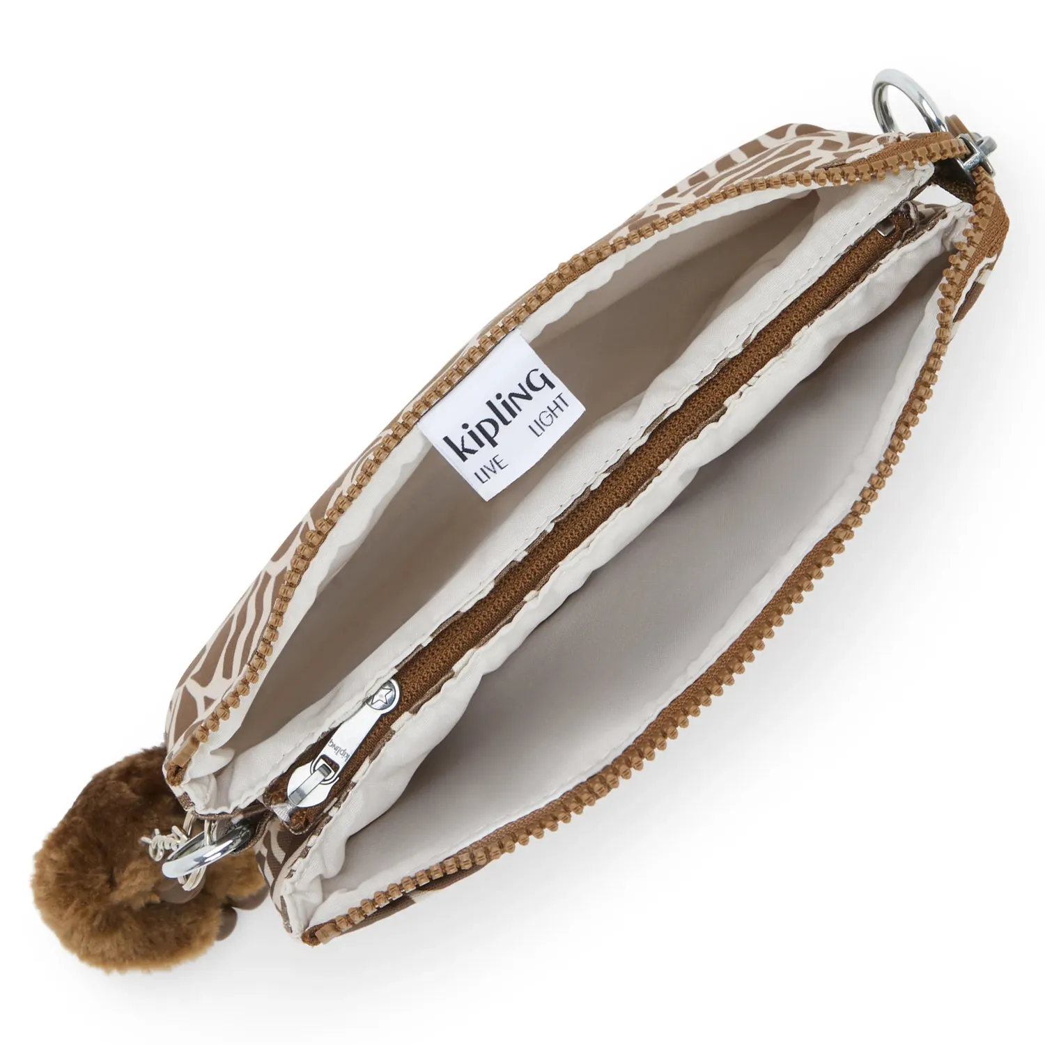Kipling Riri schoudertas groot Cocktail Khaki lichtgewicht