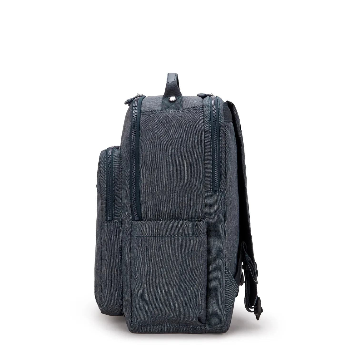 Kipling Seoul College Extra rugzak Marine Navy groot 15 inch