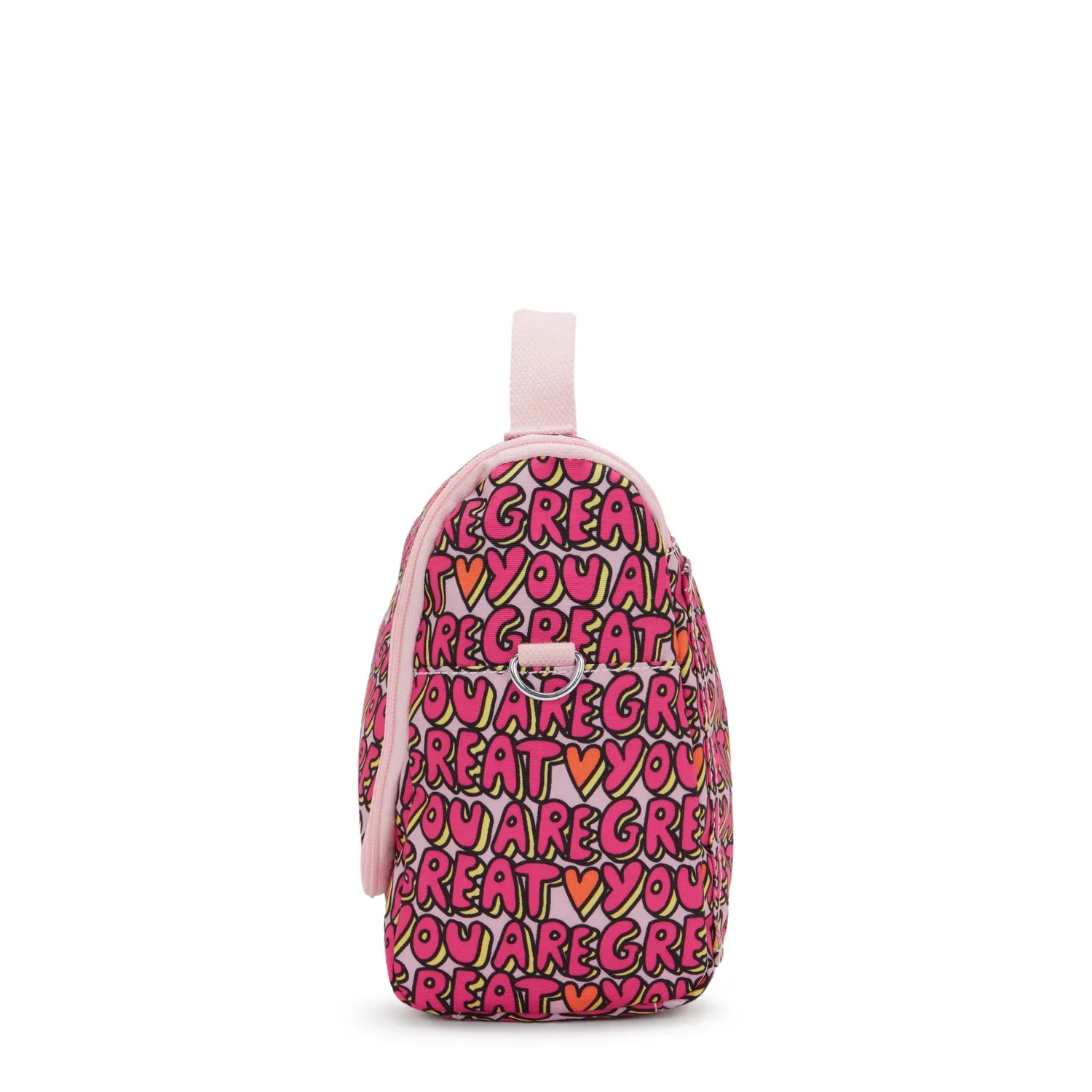 Kipling New Kichirou lunchtas Groot U R Great Print trolleybevestiging