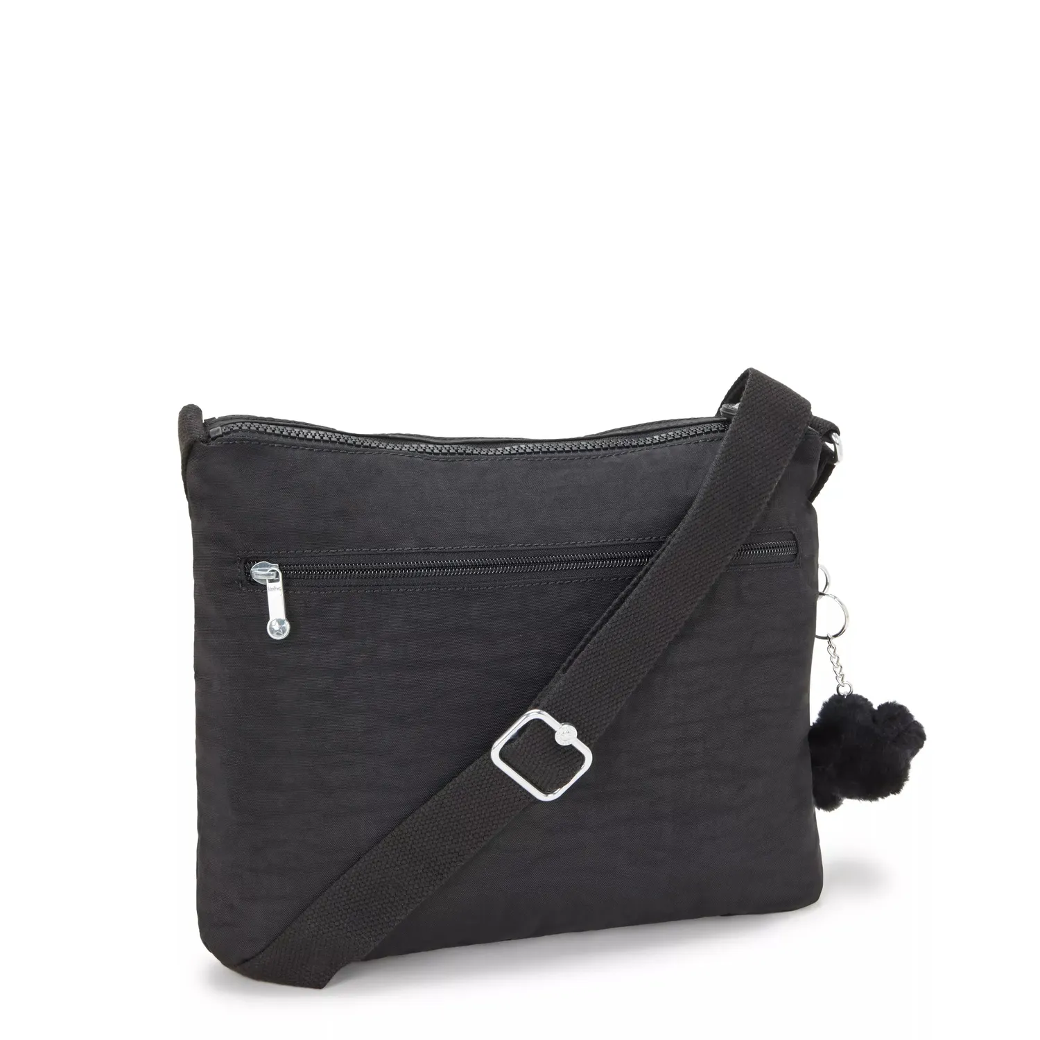 Kipling Alvar Medium schoudertas Black Noir waterafstotend