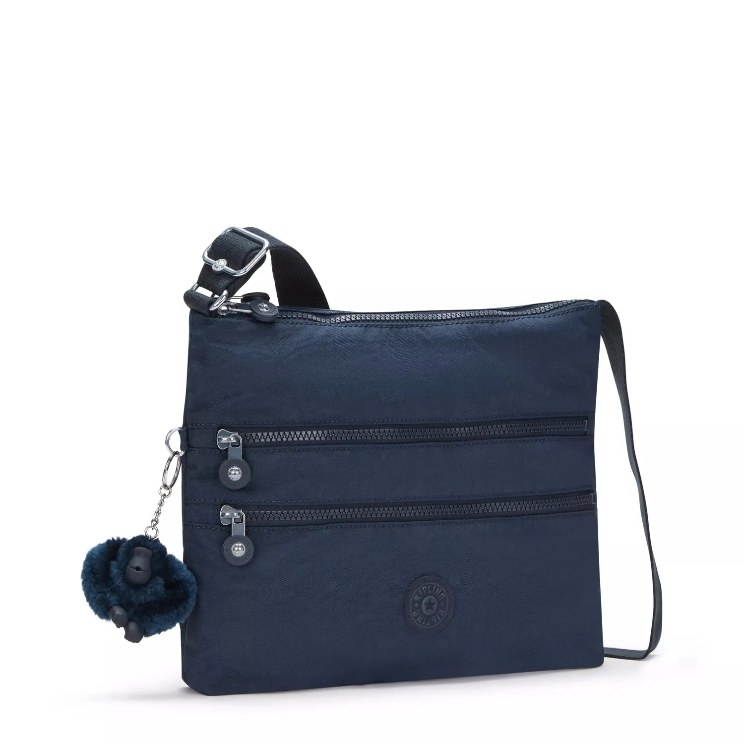 Kipling Alvar Medium schoudertas Blue Bleu 2 waterafstotend