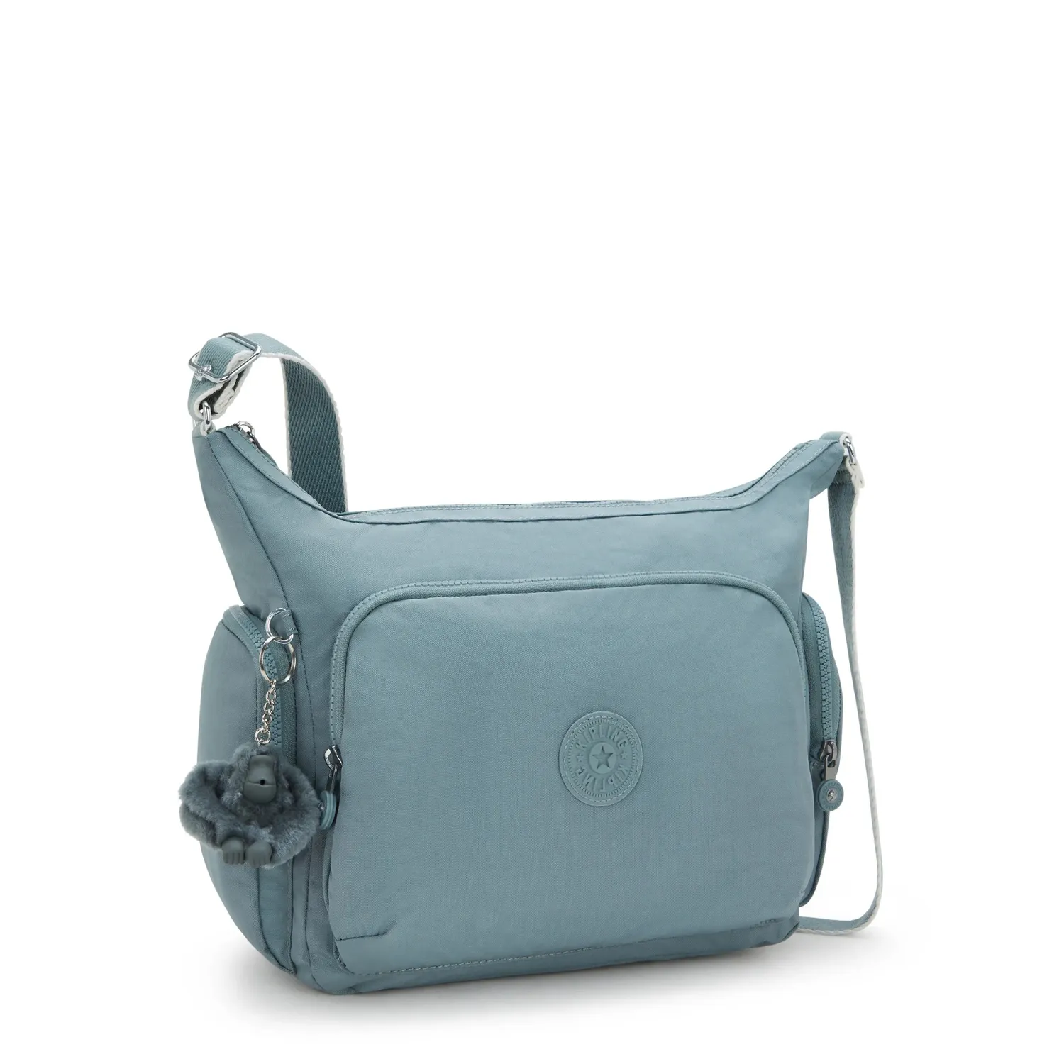 Kipling Gabb crossbodytas Groot Relaxed Grey grijs