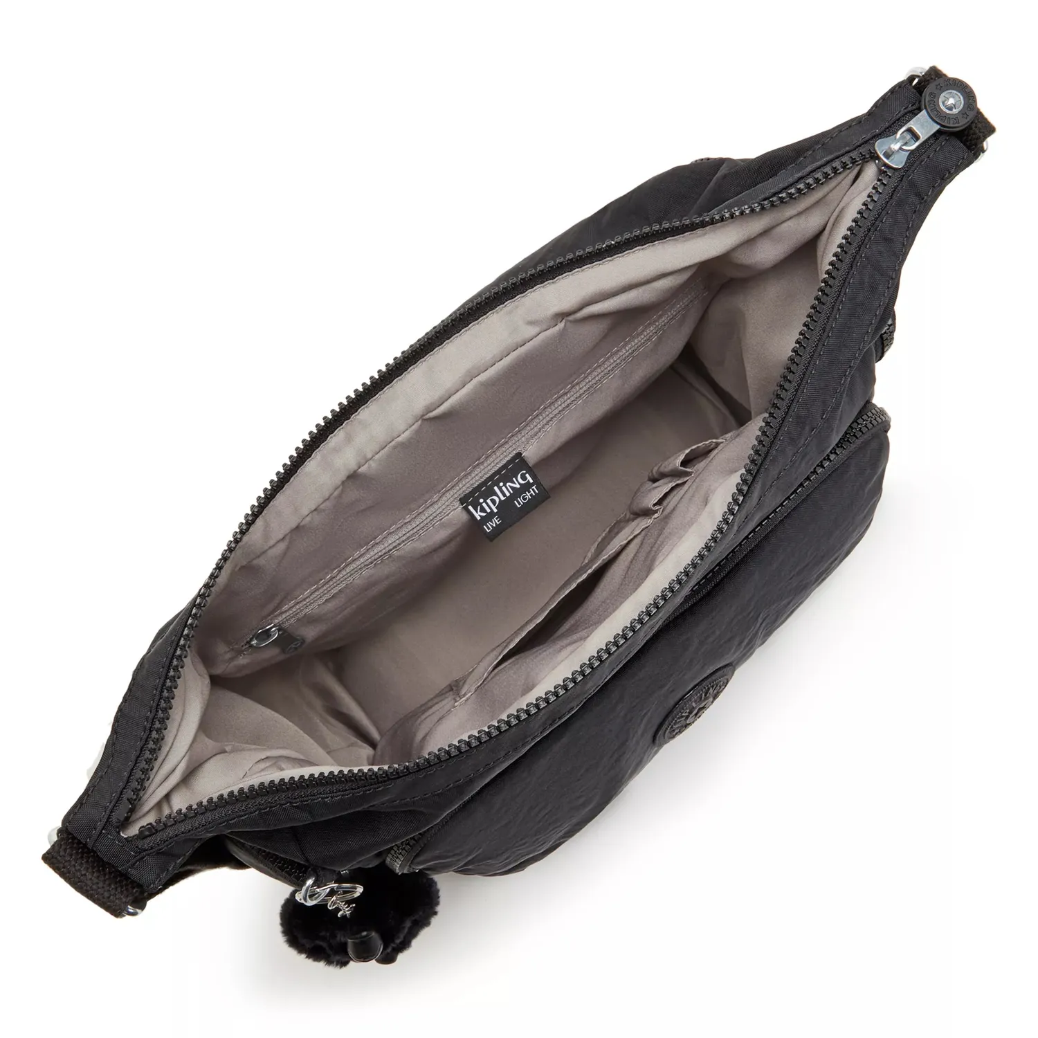 Kipling Gabb crossbodytas Groot Black Noir lichtgewicht