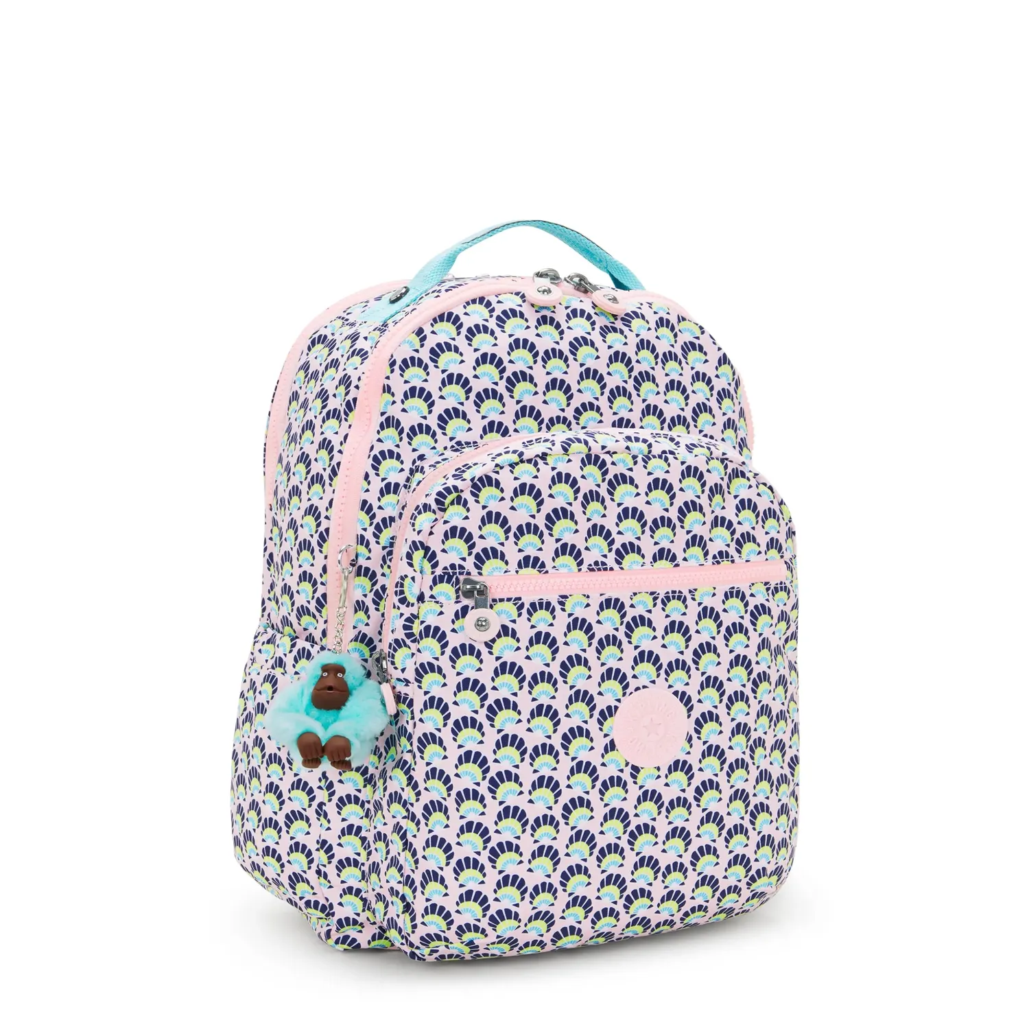 Kipling Seoul Lap rugzak Groot Geo Shell 15 inch laptopvak