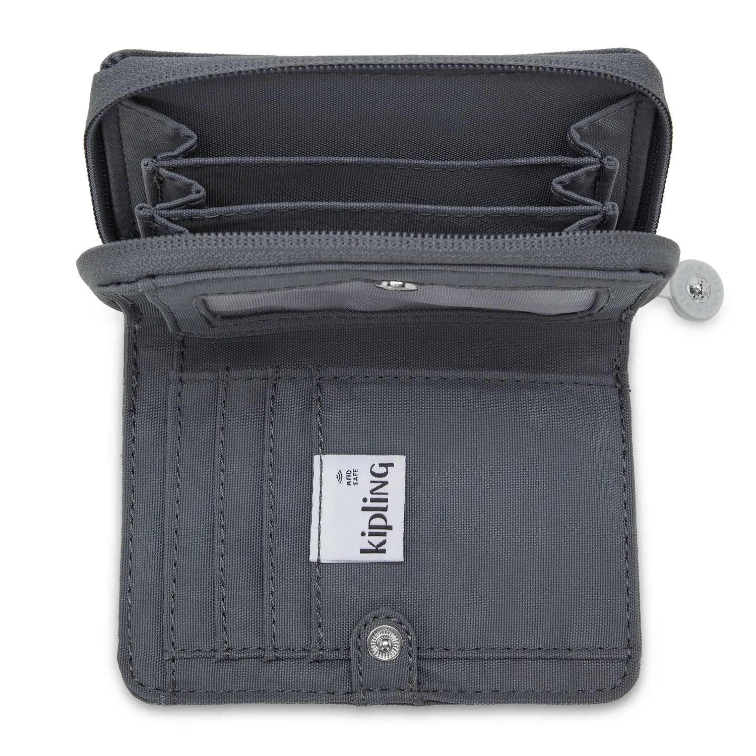 Kipling Money Love portemonnee Moonlit Grey RFID